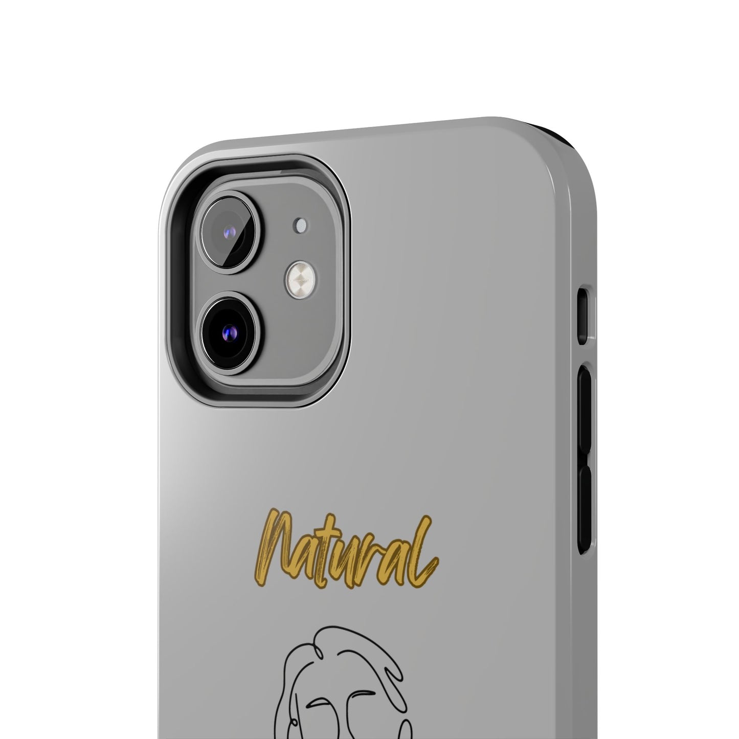 Natural Woman Hello (BL)Tough Phone Cases LIGHT GREY