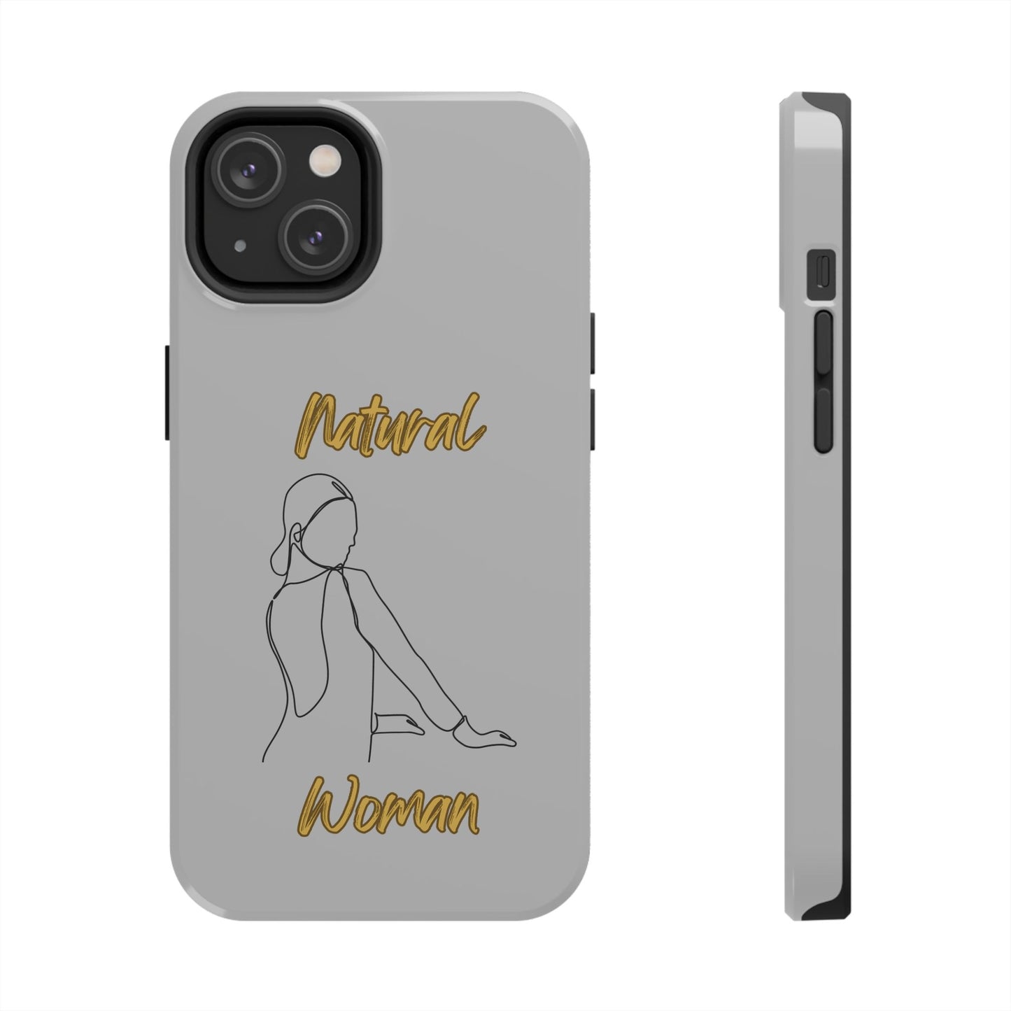 Natural Woman Hands Free (BL)Tough Phone Cases LIGHT GREY