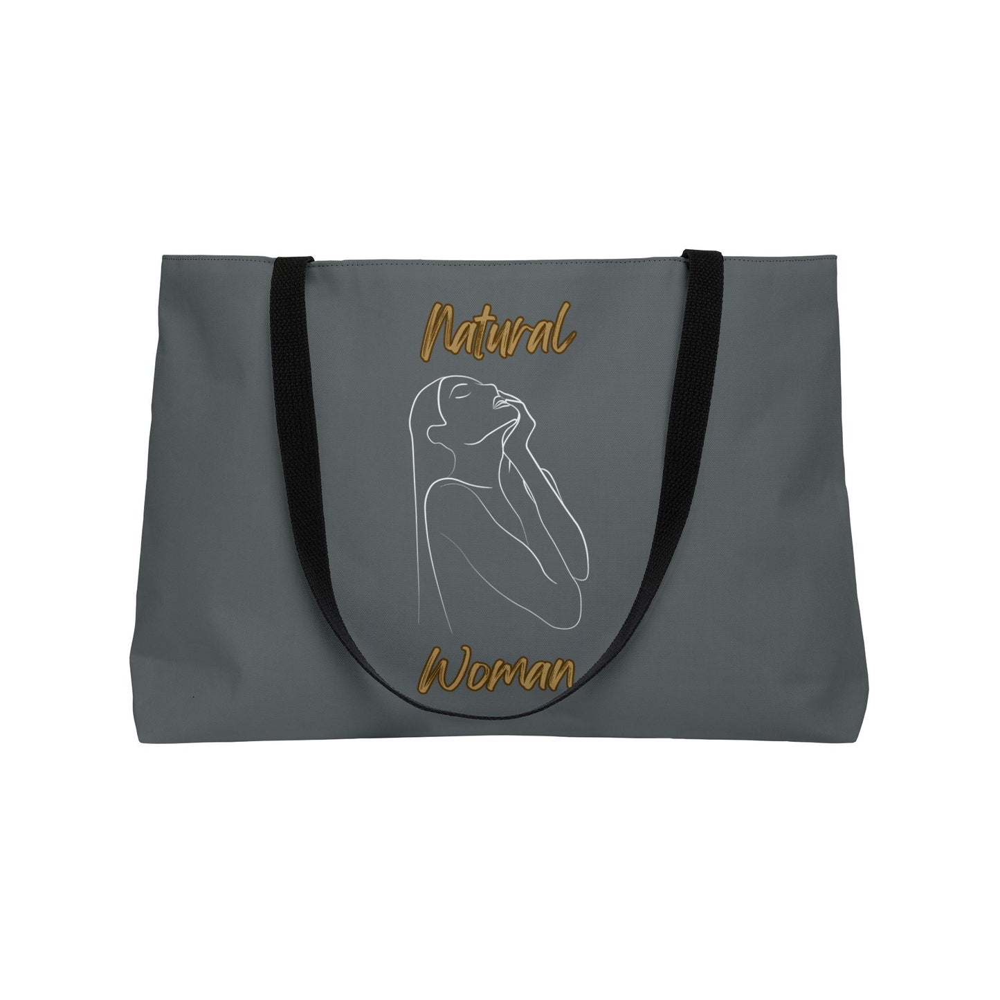 Natural Woman Thank You (WL) Weekender Tote Bag DARK GREY