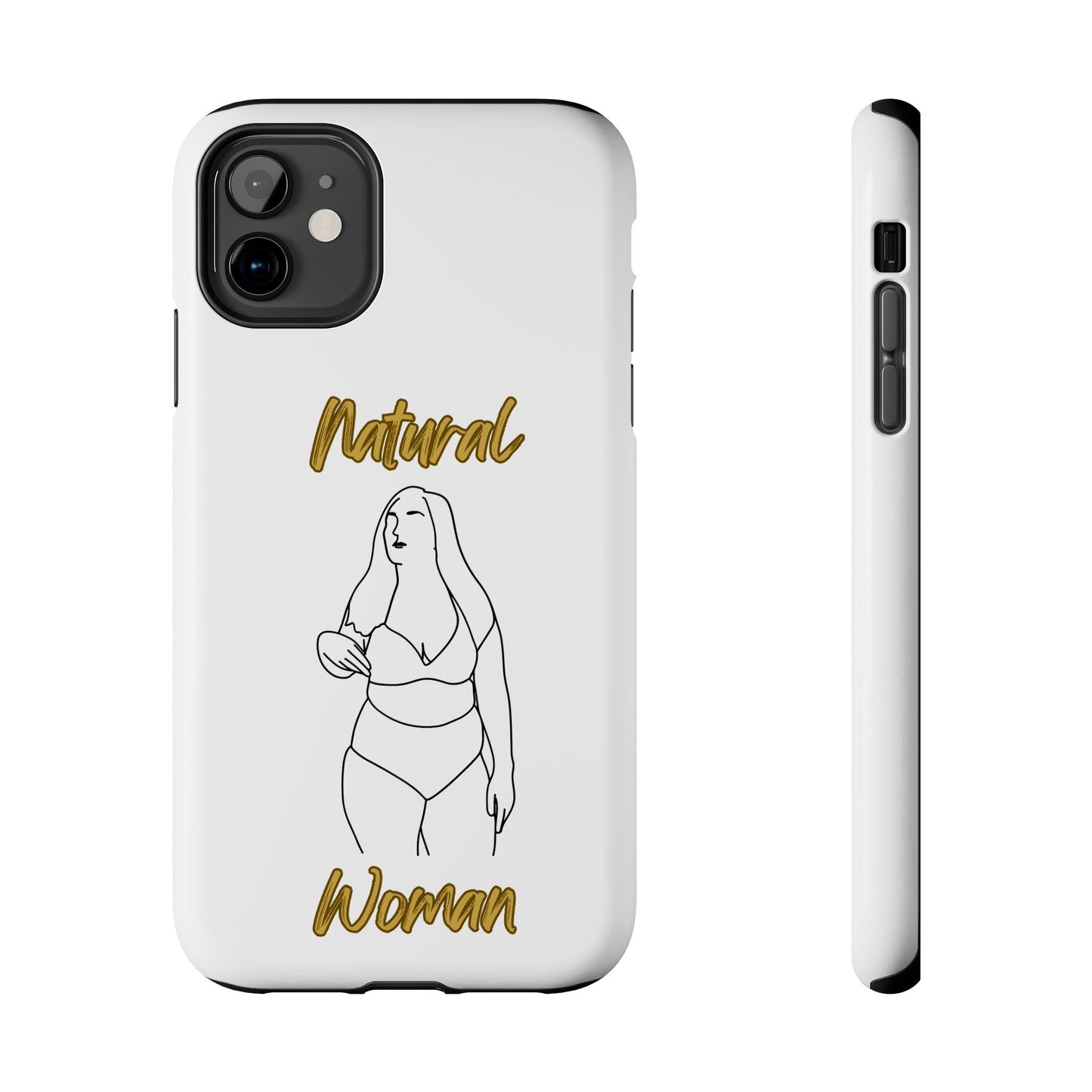 Natural Woman Full Beauty (BL)Tough Phone Cases WHITE