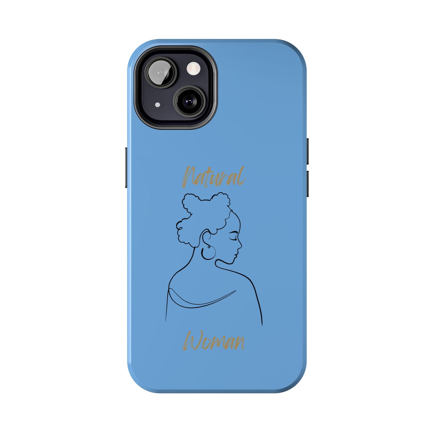 Natural Woman Twists (BL) Tough Phone Cases LIGHT BLUE