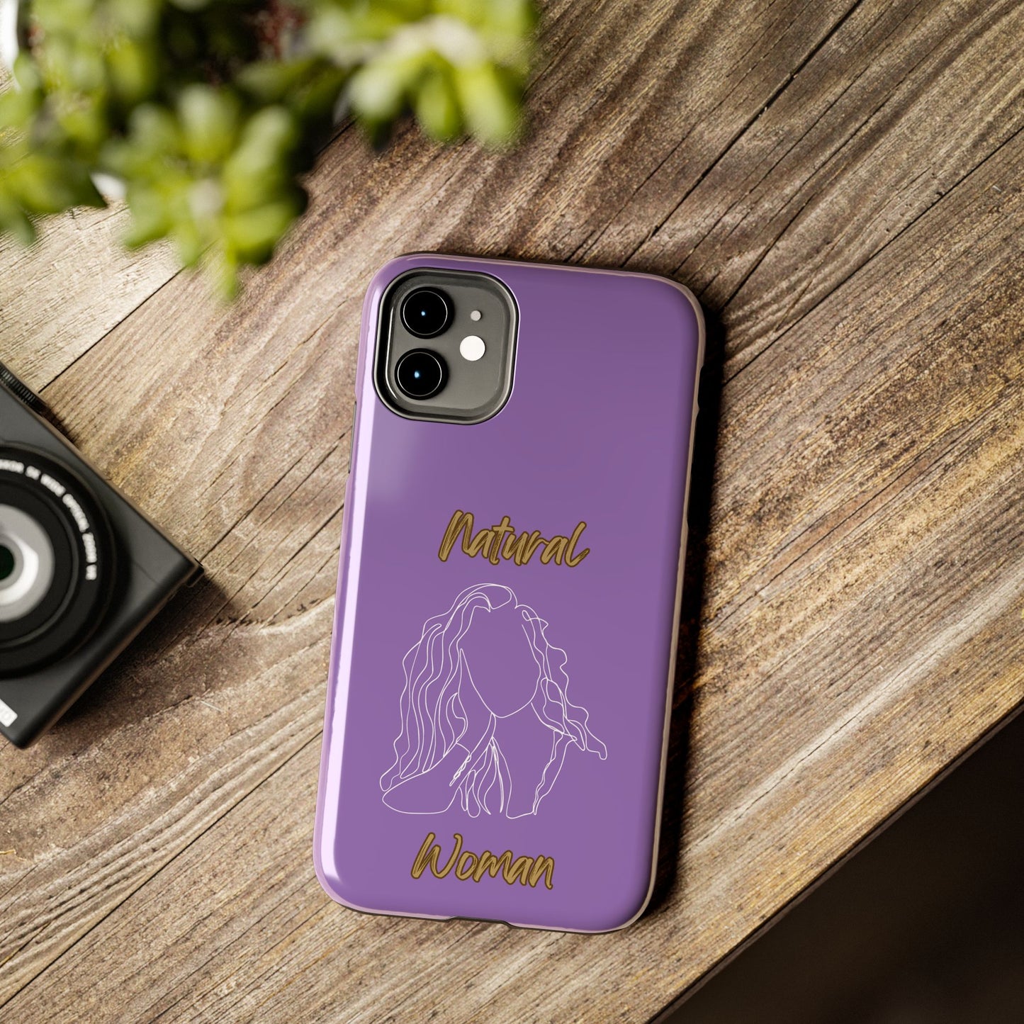 Natural Woman Relaxed (WL) Tough Phone Cases LIGHT PURPLE