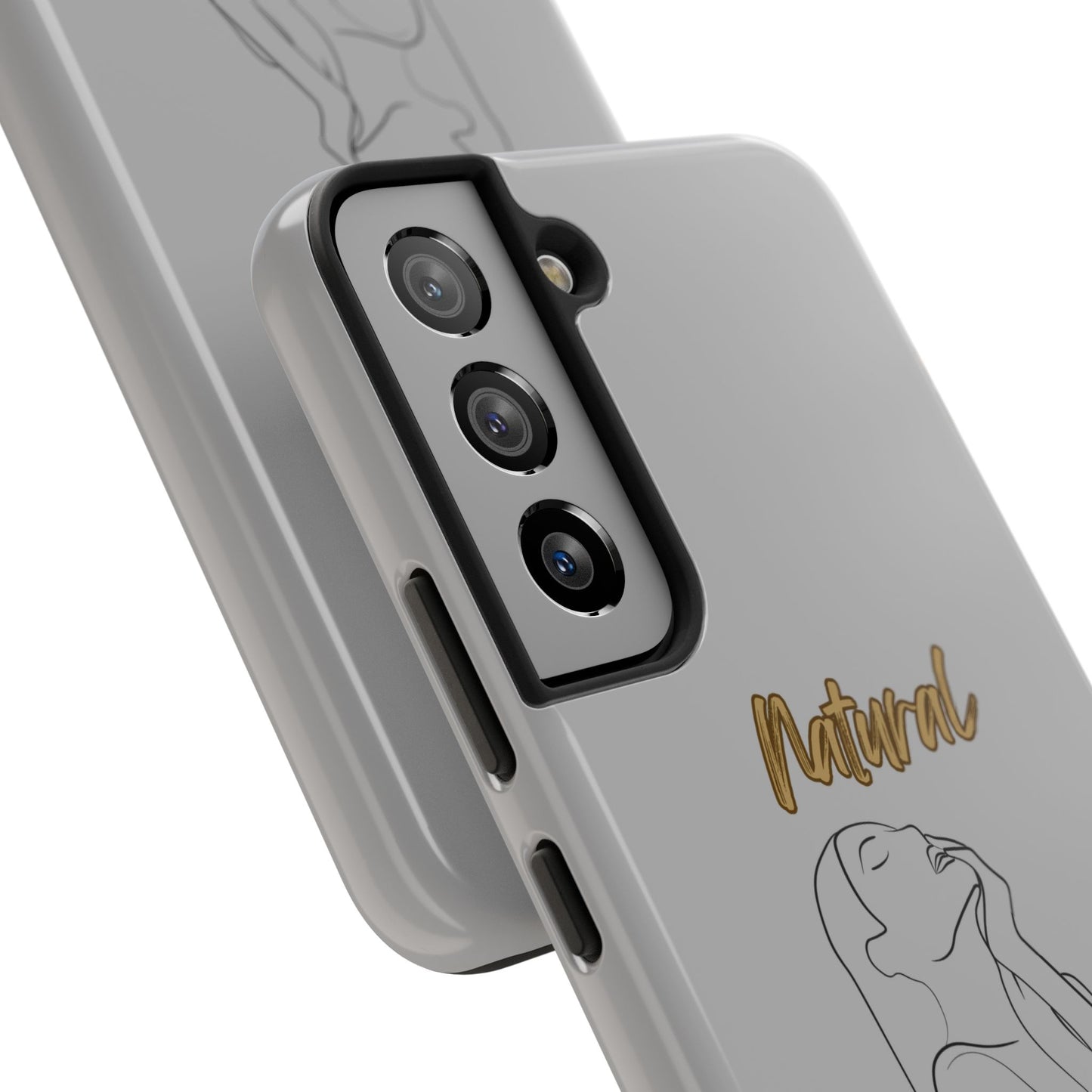 Natural Woman Thank You (BL) Tough Phone Cases LIGHT GREY