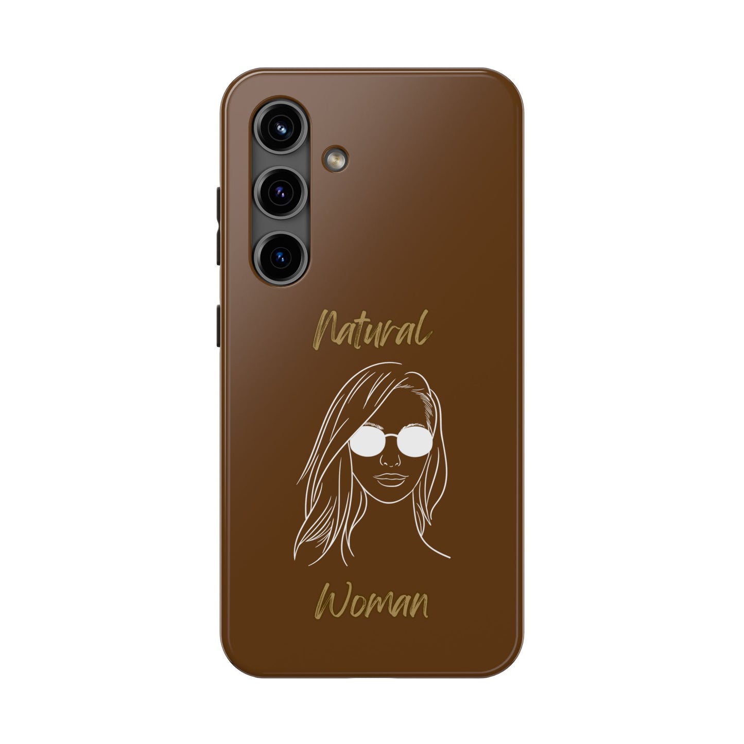 Natural Woman Shades (WL)Tough Phone Cases BROWN