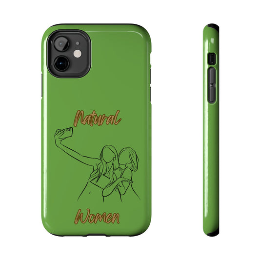 Natural Woman Friends Selfie (BL)Tough Phone Cases GREEN