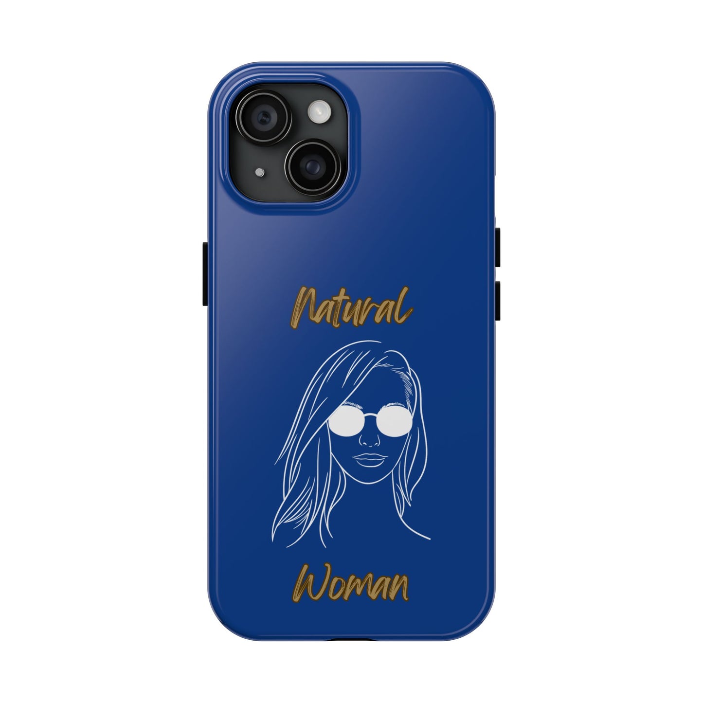 Natural Woman Shades (WL)Tough Phone Cases DARK BLUE