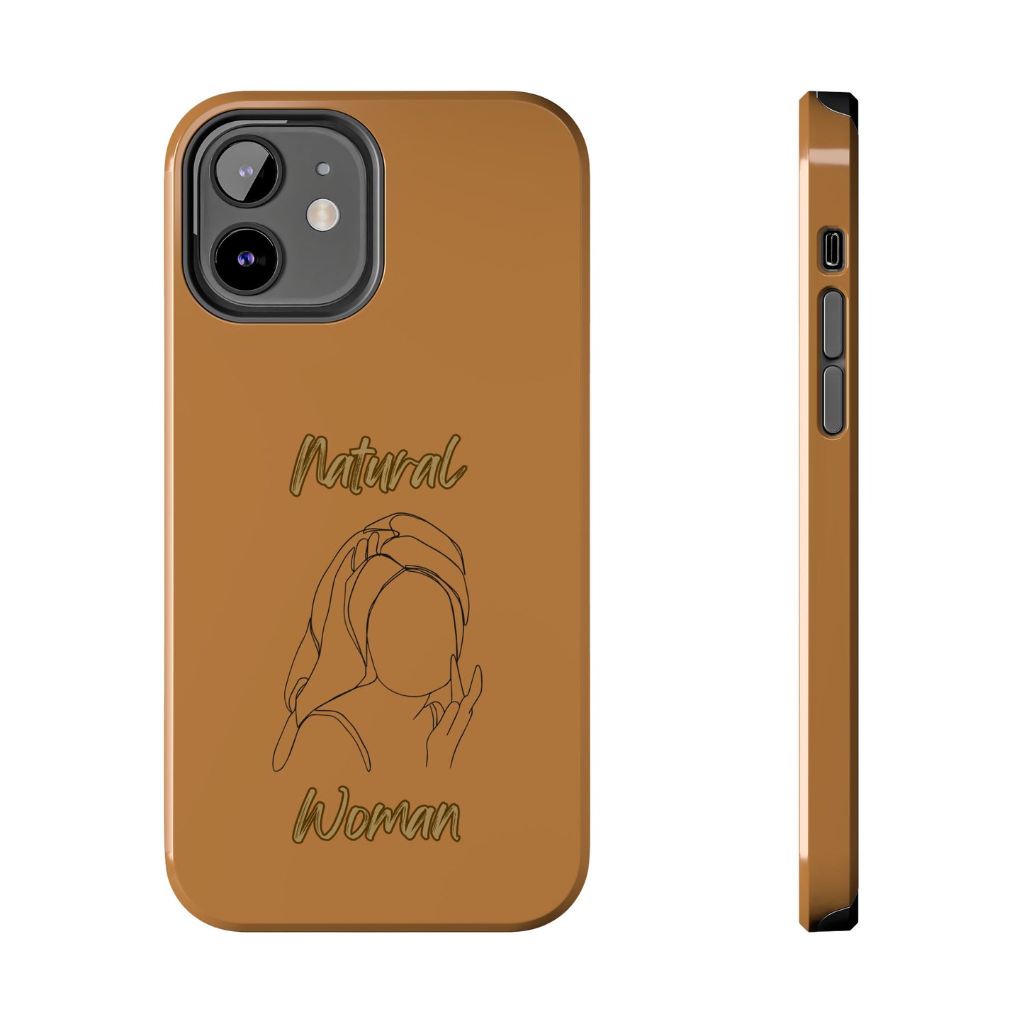 Natural Woman Towel Wrapped (BL)Tough Phone Cases LIGHT BROWN