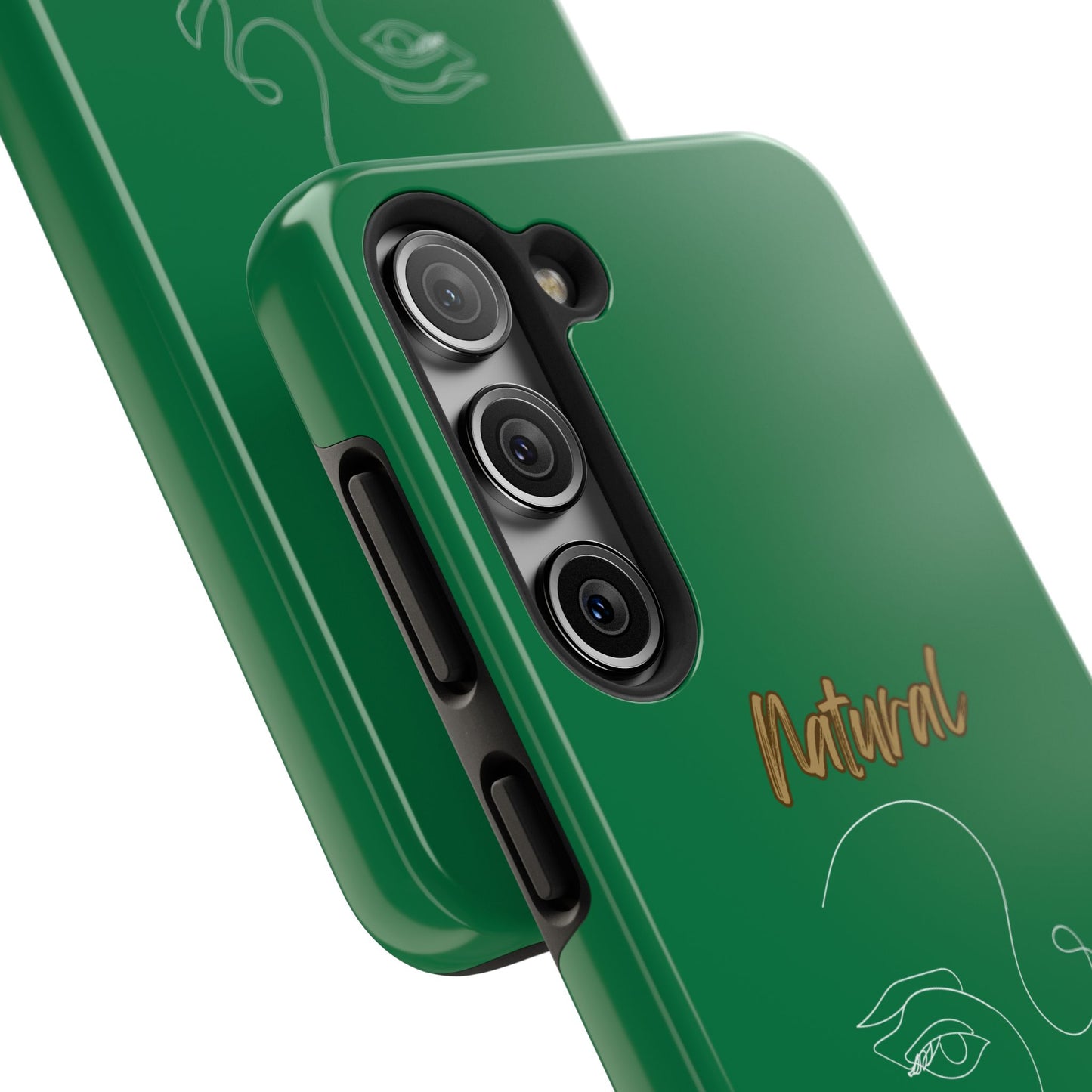 Natural Woman Looking (WL) Tough Phone Cases DARK GREEN