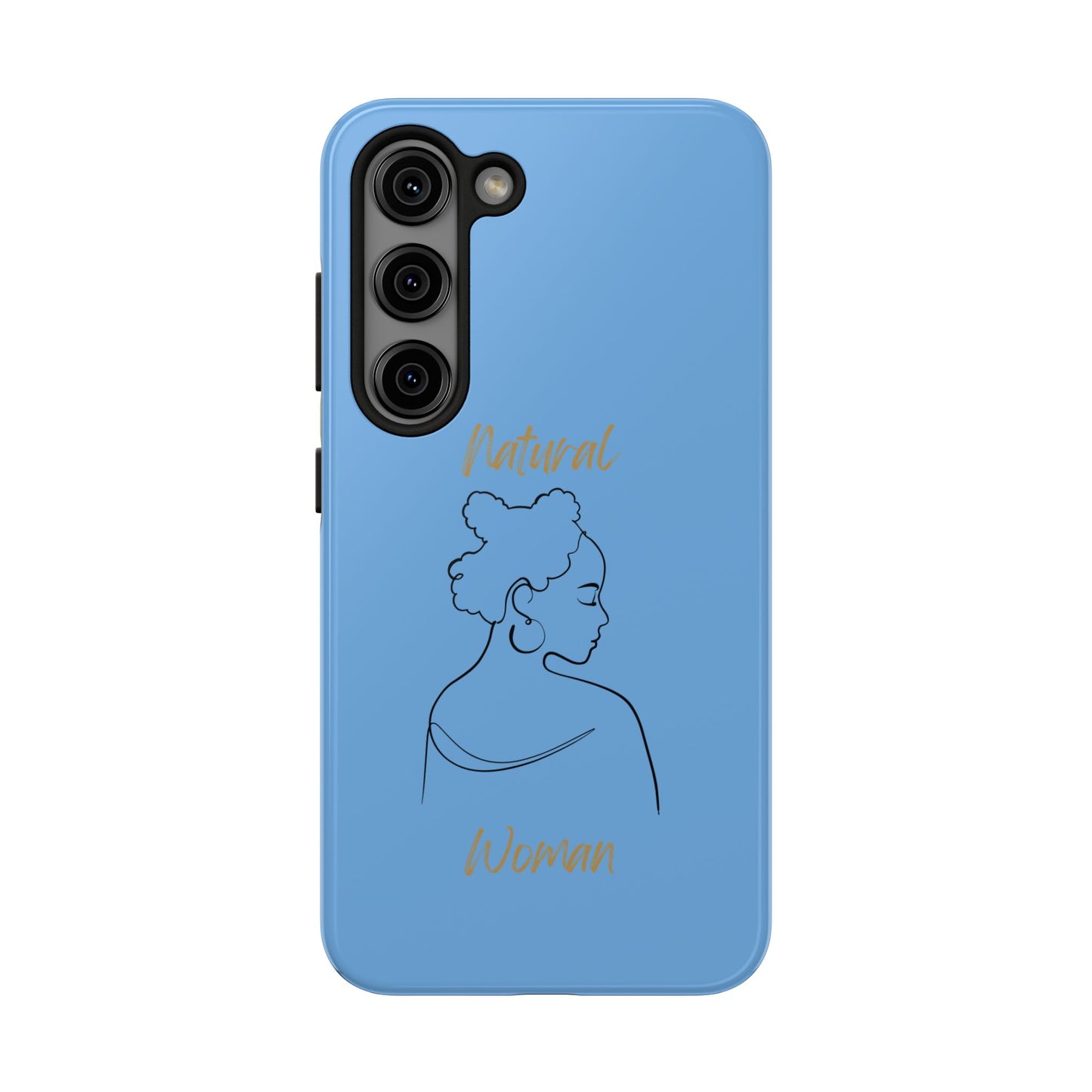 Natural Woman Twists (BL) Tough Phone Cases LIGHT BLUE