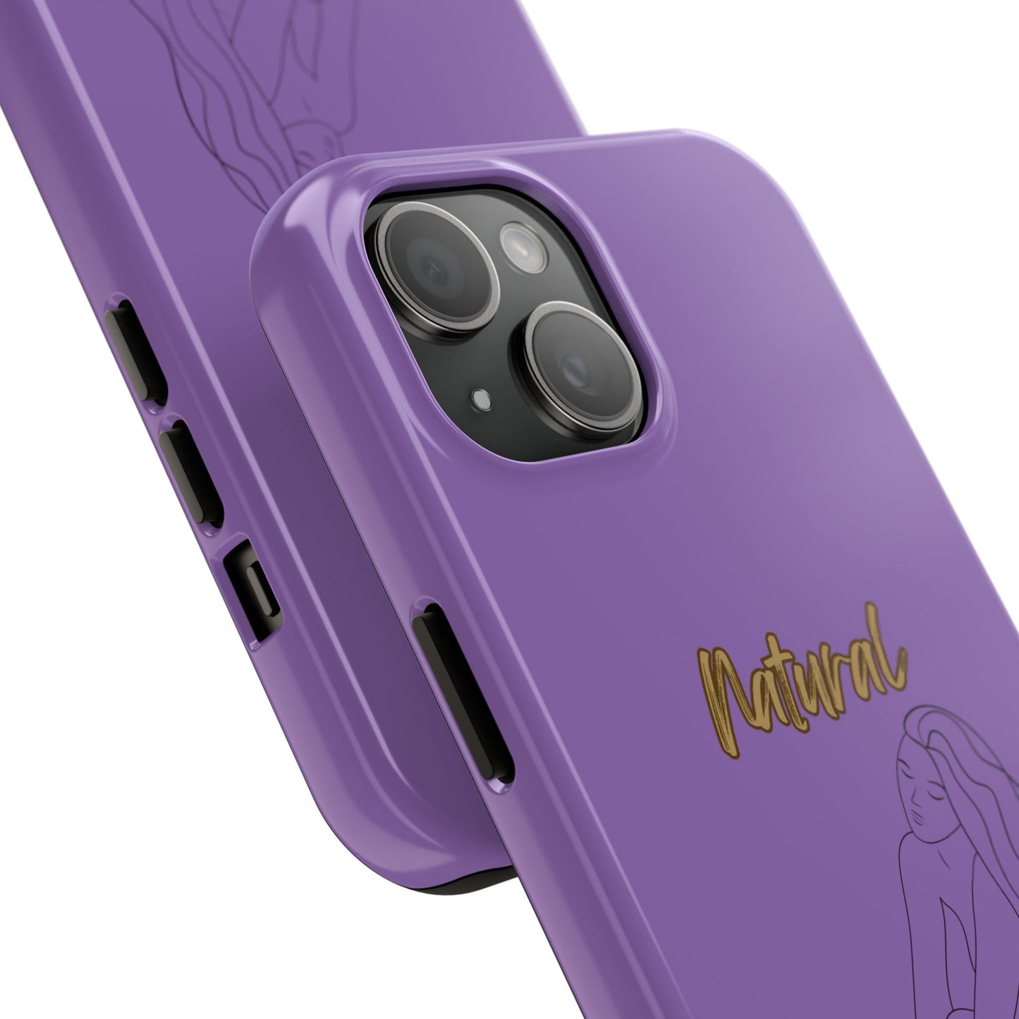Natural Woman Beauty (BL) Tough Phone Cases LIGHT PURPLE