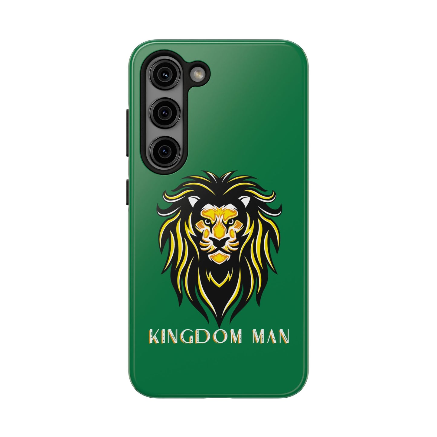 Kingdom Man (White-Gold Label) Tough Phone Case DARK GREEN