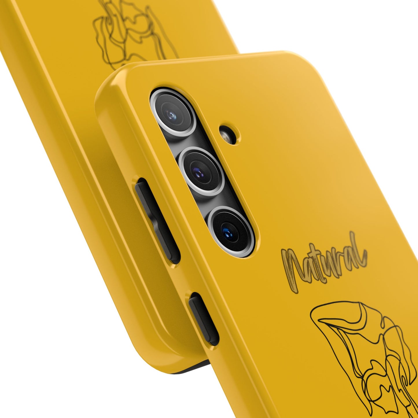 Natural Woman Flexible (BL)Tough Phone Cases YELLOW