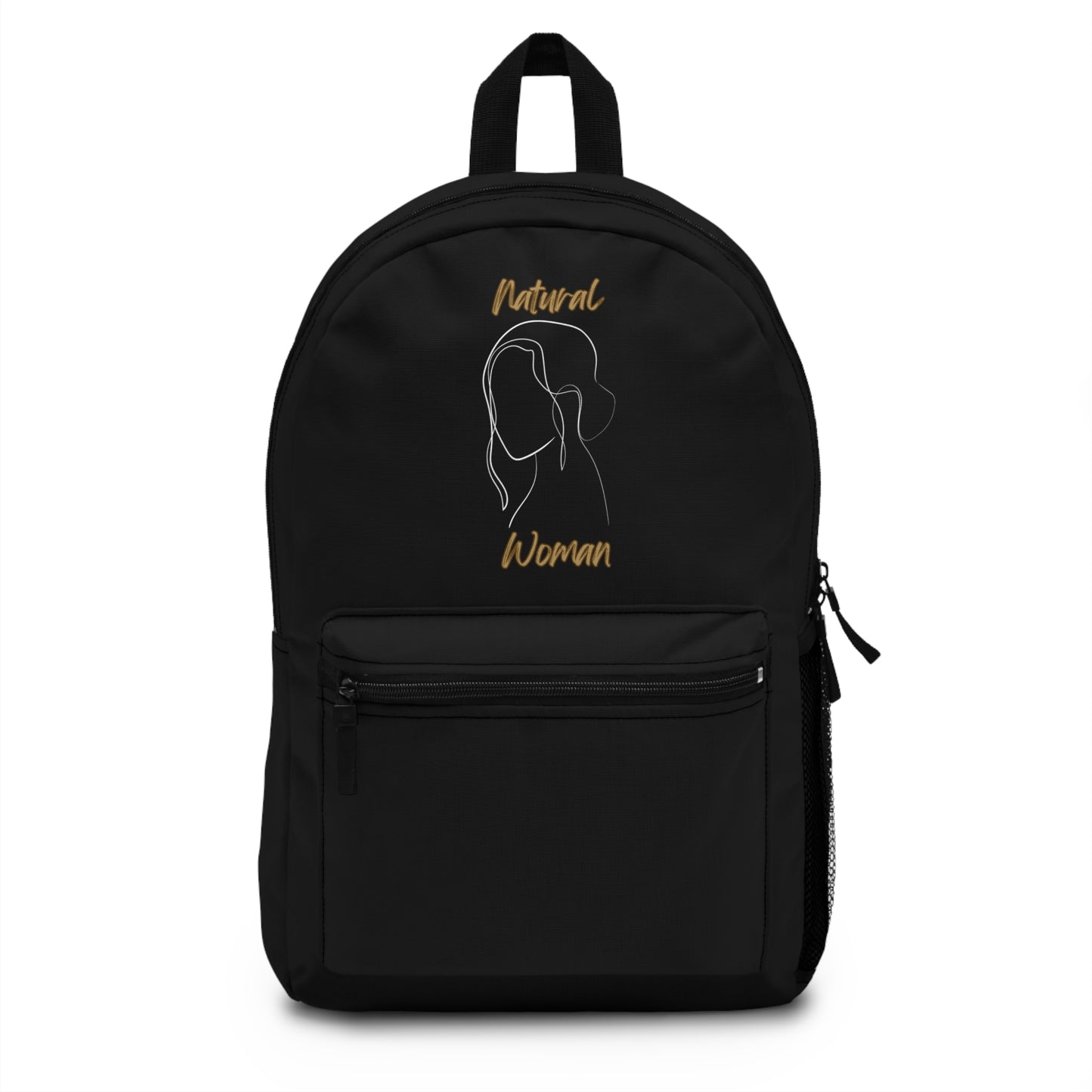 Natural Woman Hanging Hair (WL) Backpack BLACK