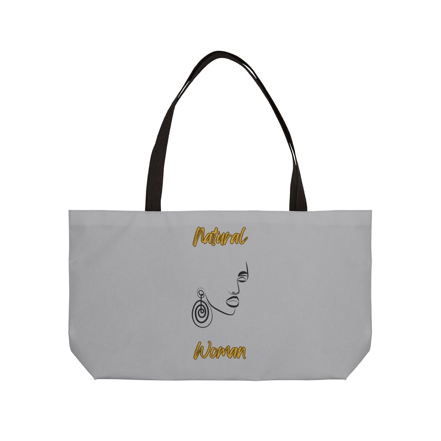 Natural Woman Music In My Soul (BL) Weekender Tote Bag LIGHT GREY