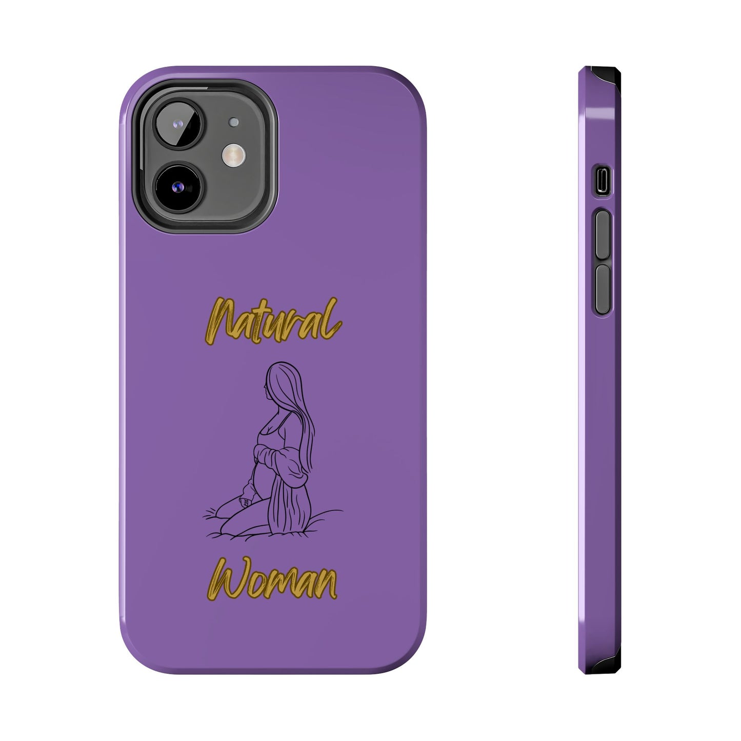 Natural Woman Expecting (BL)Tough Phone Cases LIGHT PURPLE
