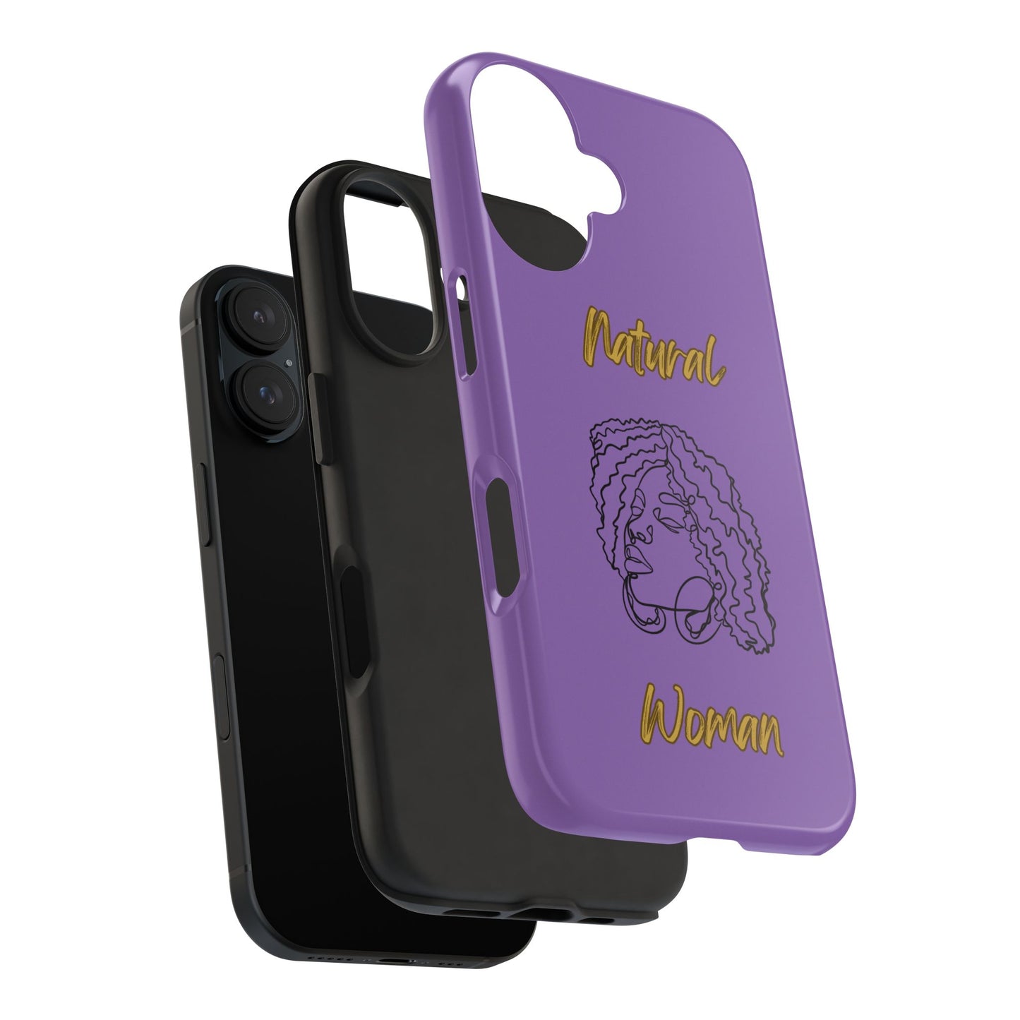 Natural Woman Naturally Me (BL)Tough Phone Cases LIGHT PURPLE