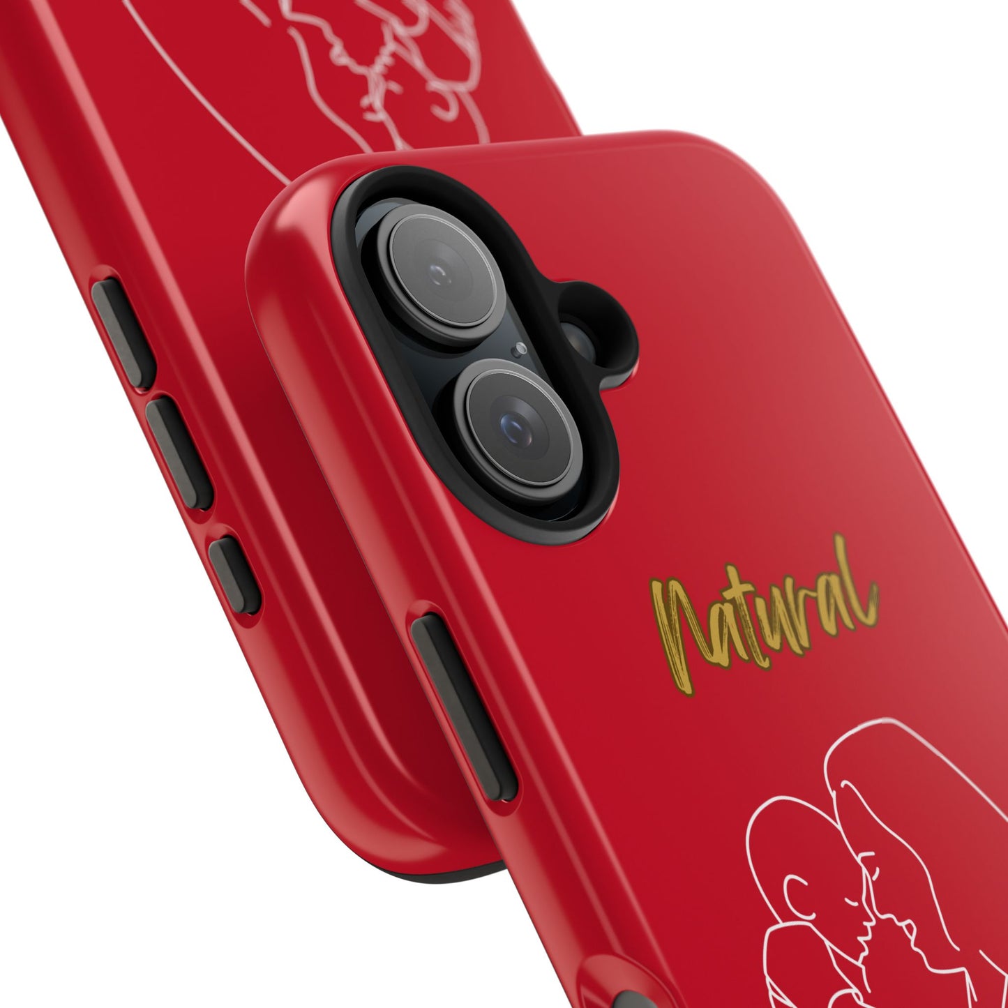 Natural Woman Joy (WL) Tough Phone Cases DARK RED
