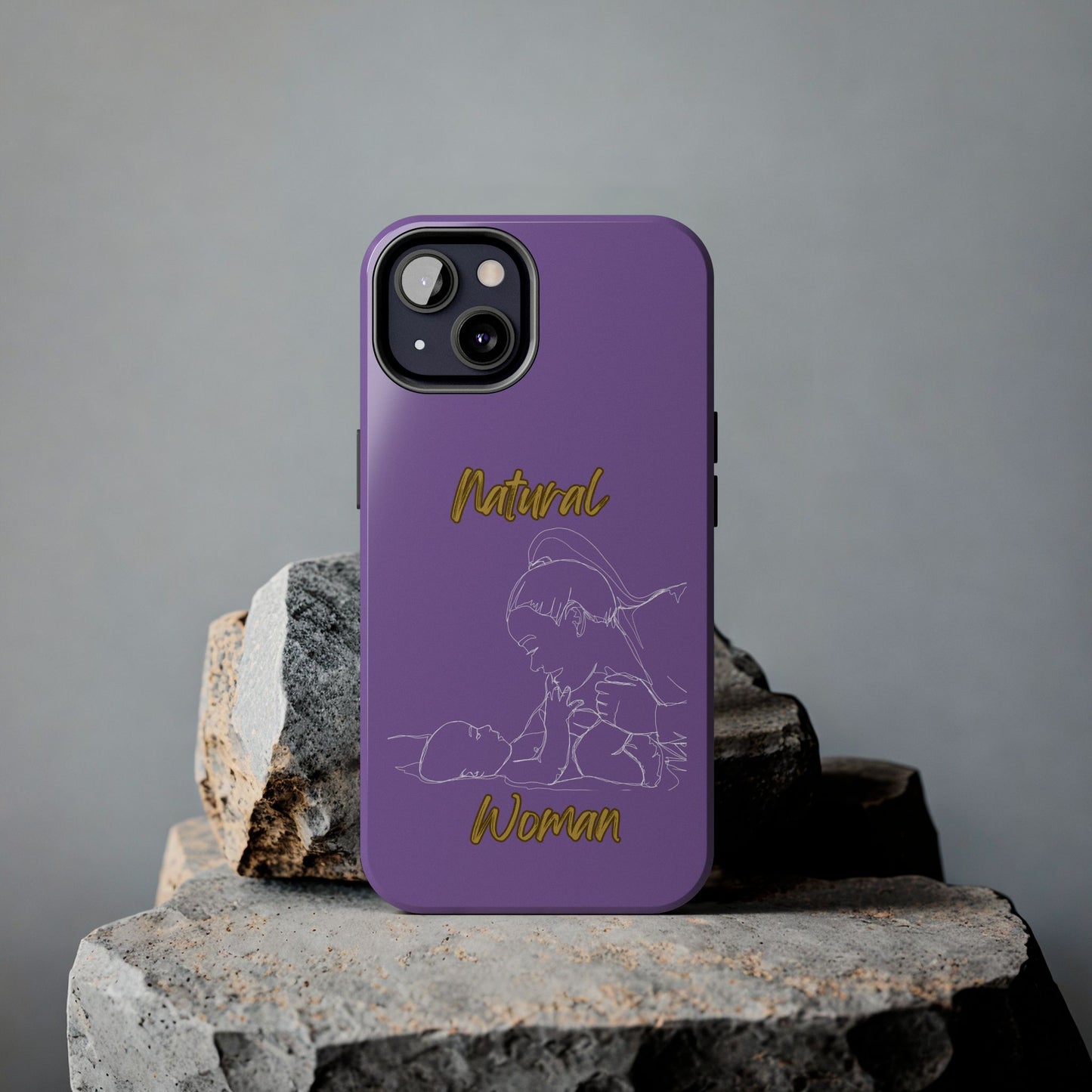 Natural Woman New Life (WL)Tough Phone Cases LIGHT PURPLE