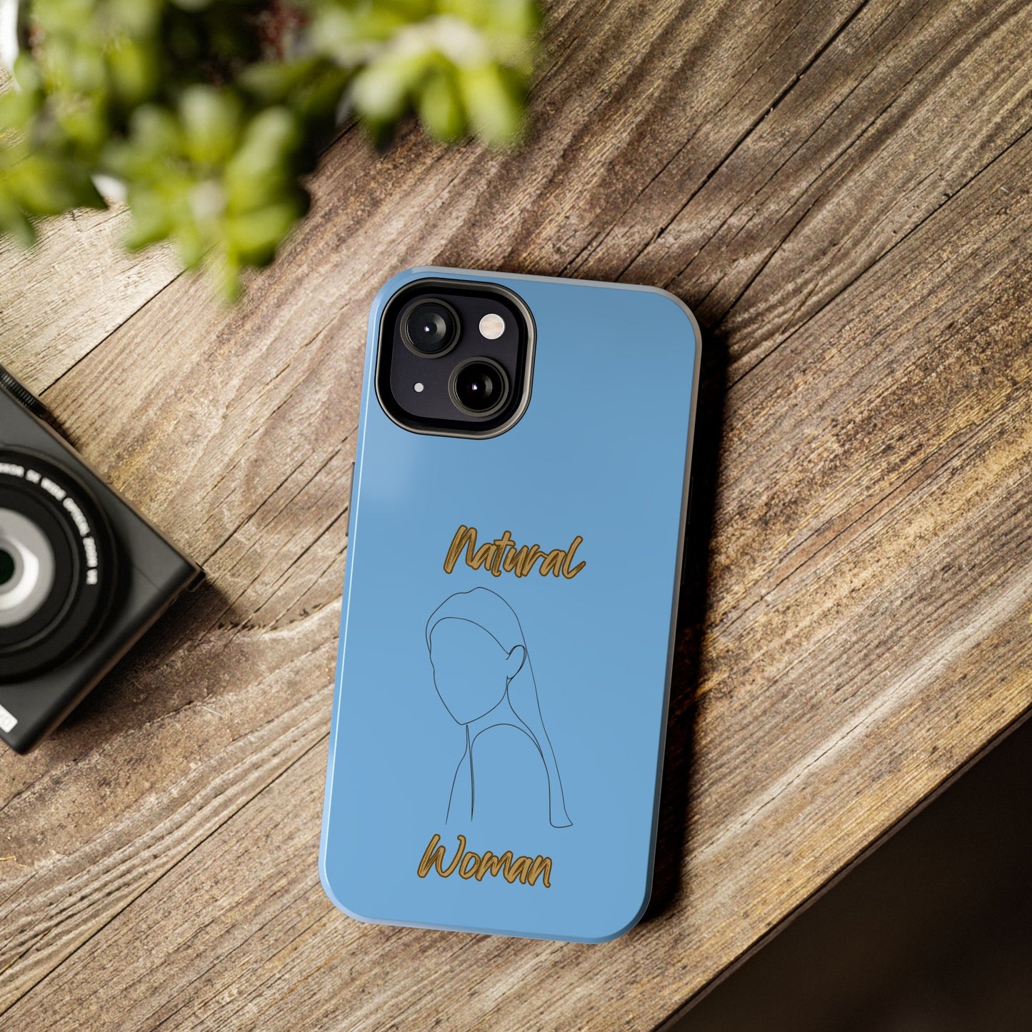 Natural Woman Tilted Look (BL) Tough Phone Cases LIGHT BLUE