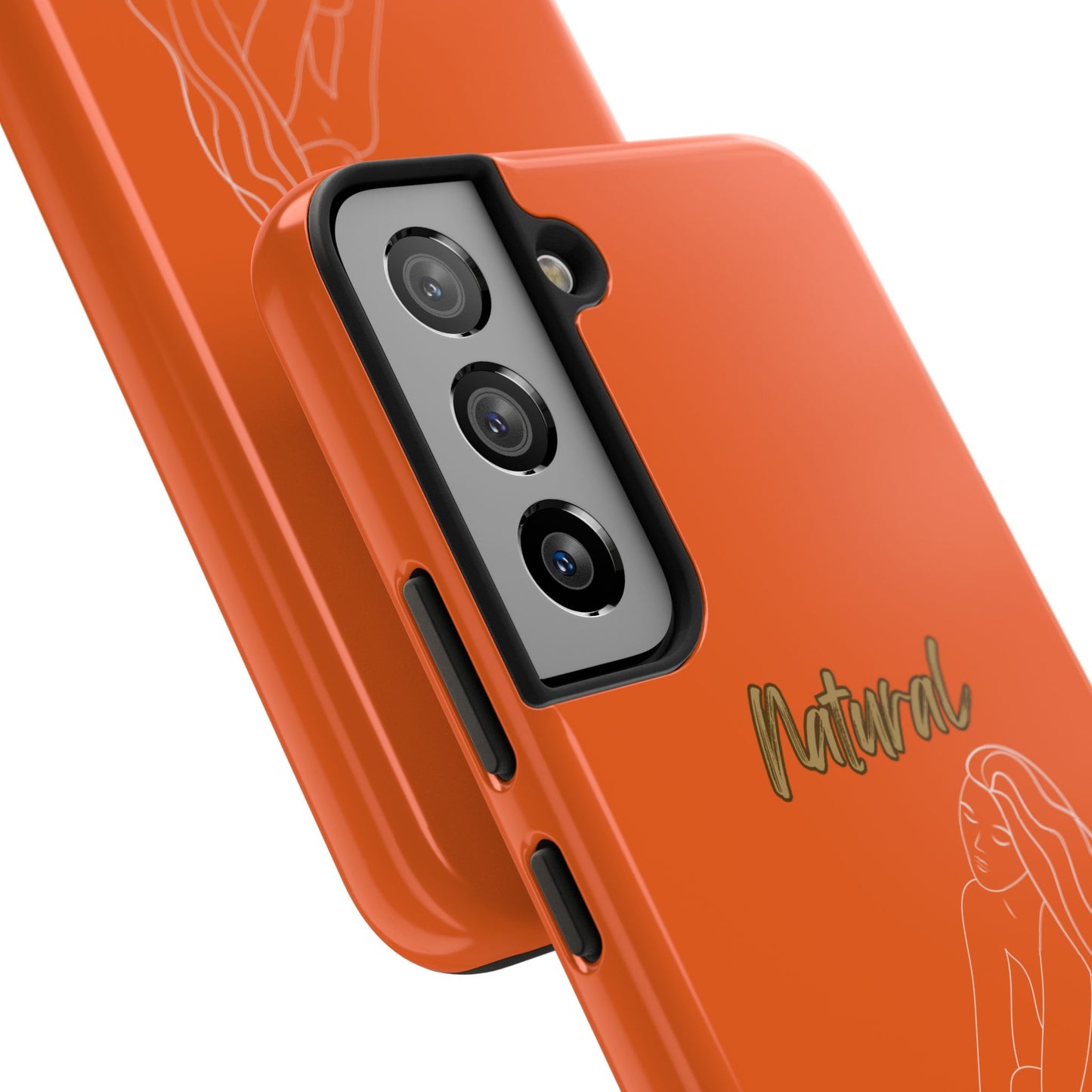 Natural Woman Beauty (WL) Tough Phone Cases ORANGE