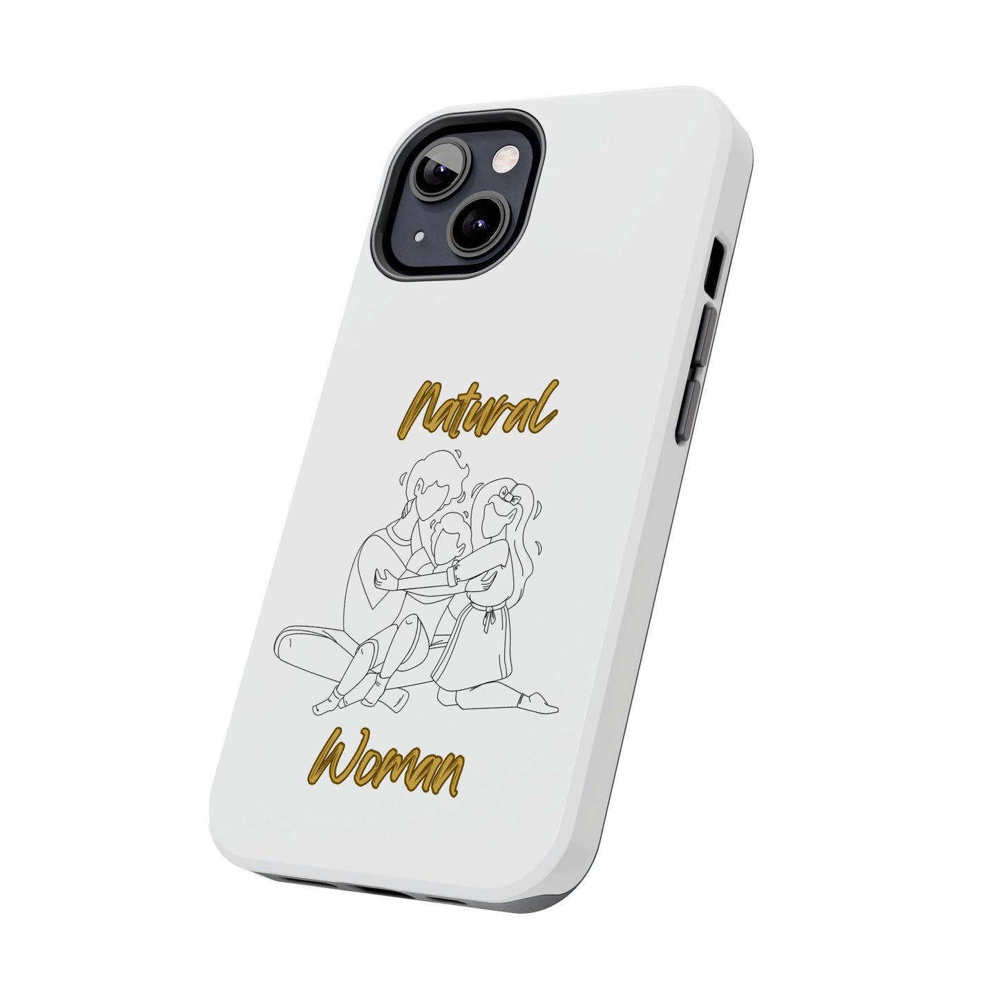 Natural Woman Bear Hugs (BL) Tough Phone Cases WHITE