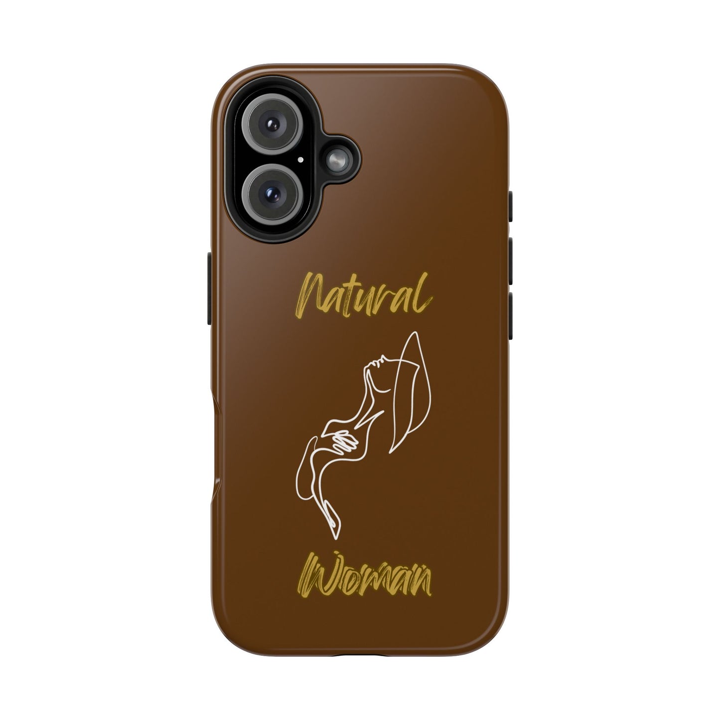 Natural Woman Free (WL)Tough Phone Cases BROWN