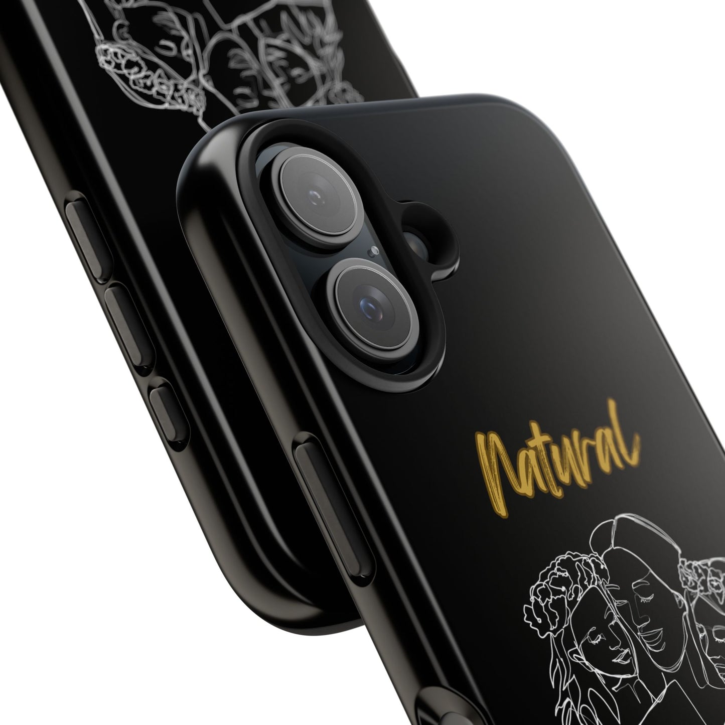 Natural Woman Me & My Girls (WL)Tough Phone Cases BLACK