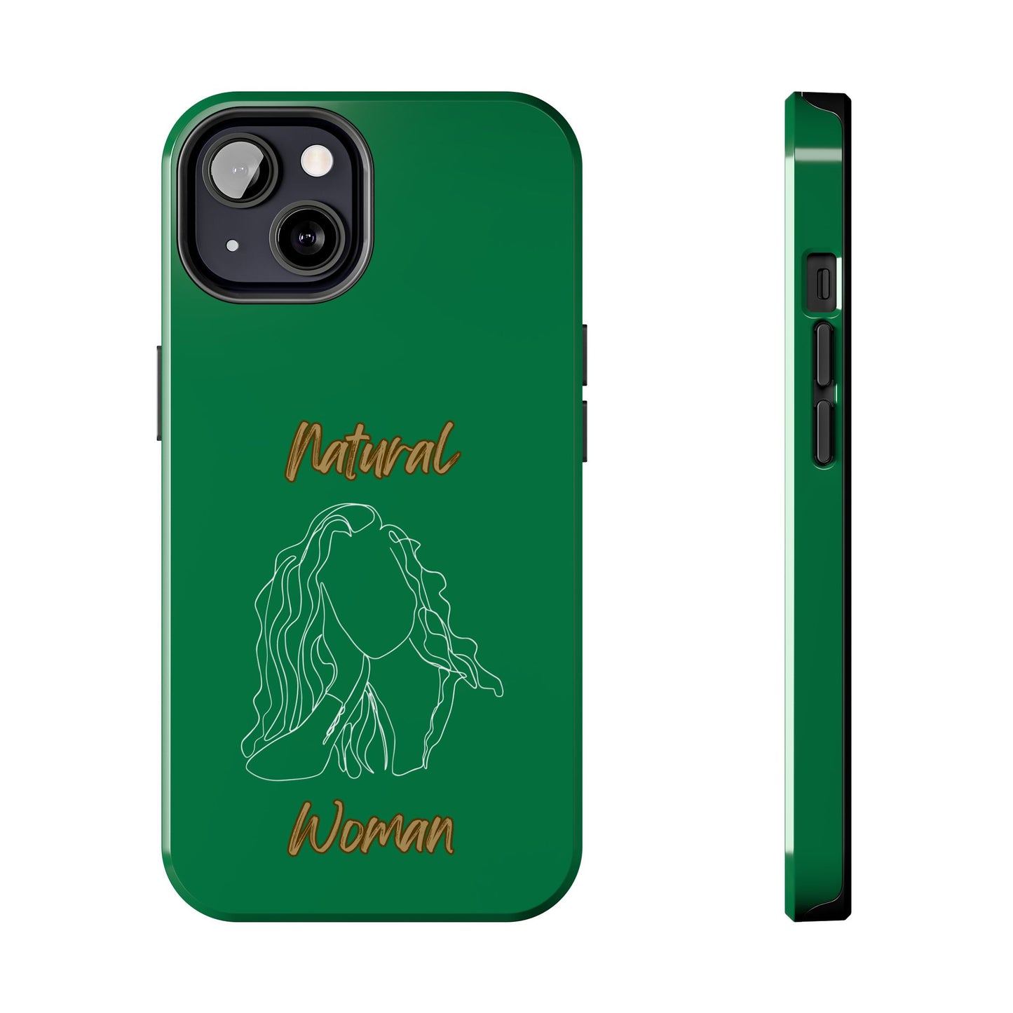 Natural Woman Relaxed (WL) Tough Phone Cases DARK GREEN