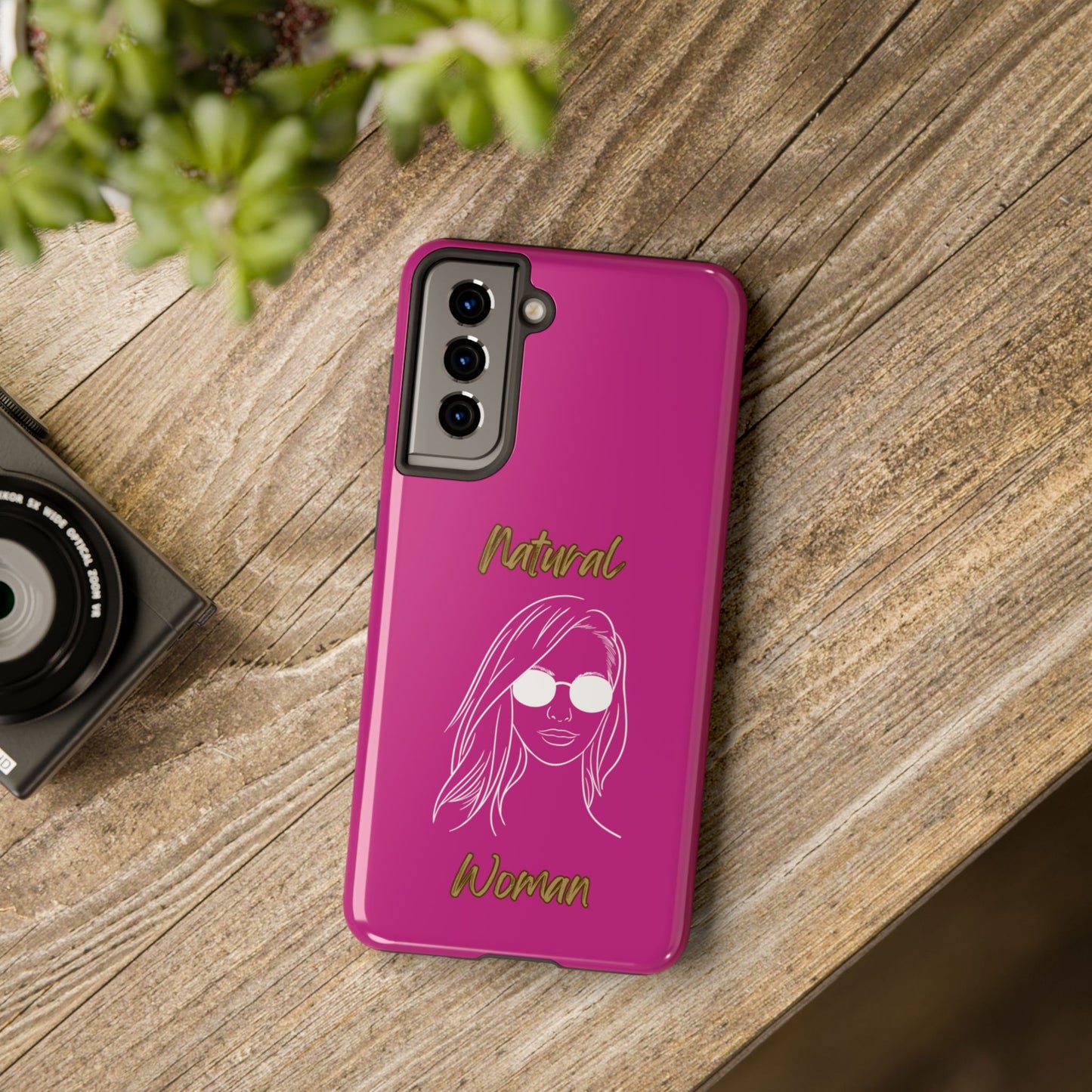 Natural Woman Shades (WL)Tough Phone Cases PINK