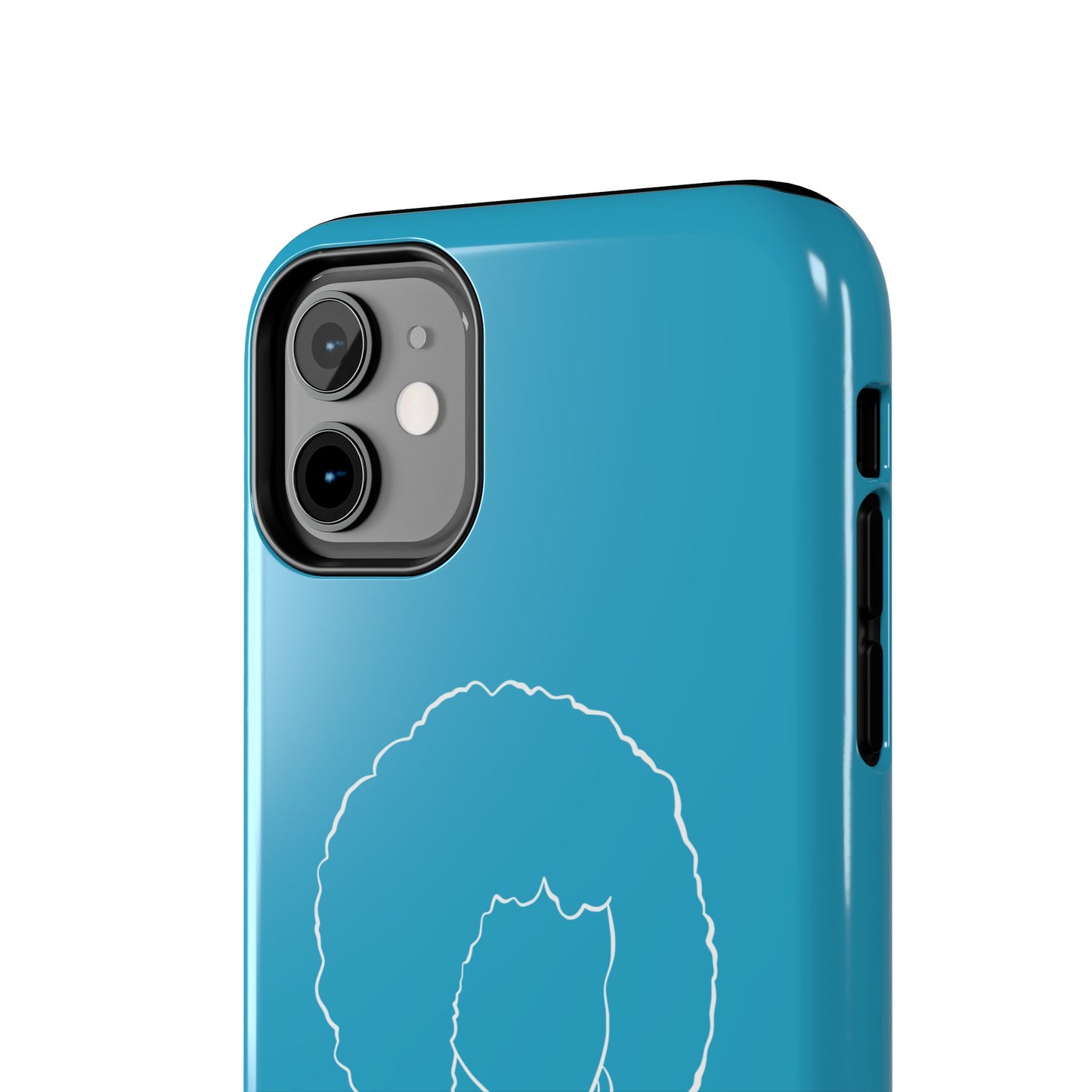 Natural Woman Afro (WL)Tough Phone Cases TURQUOISE