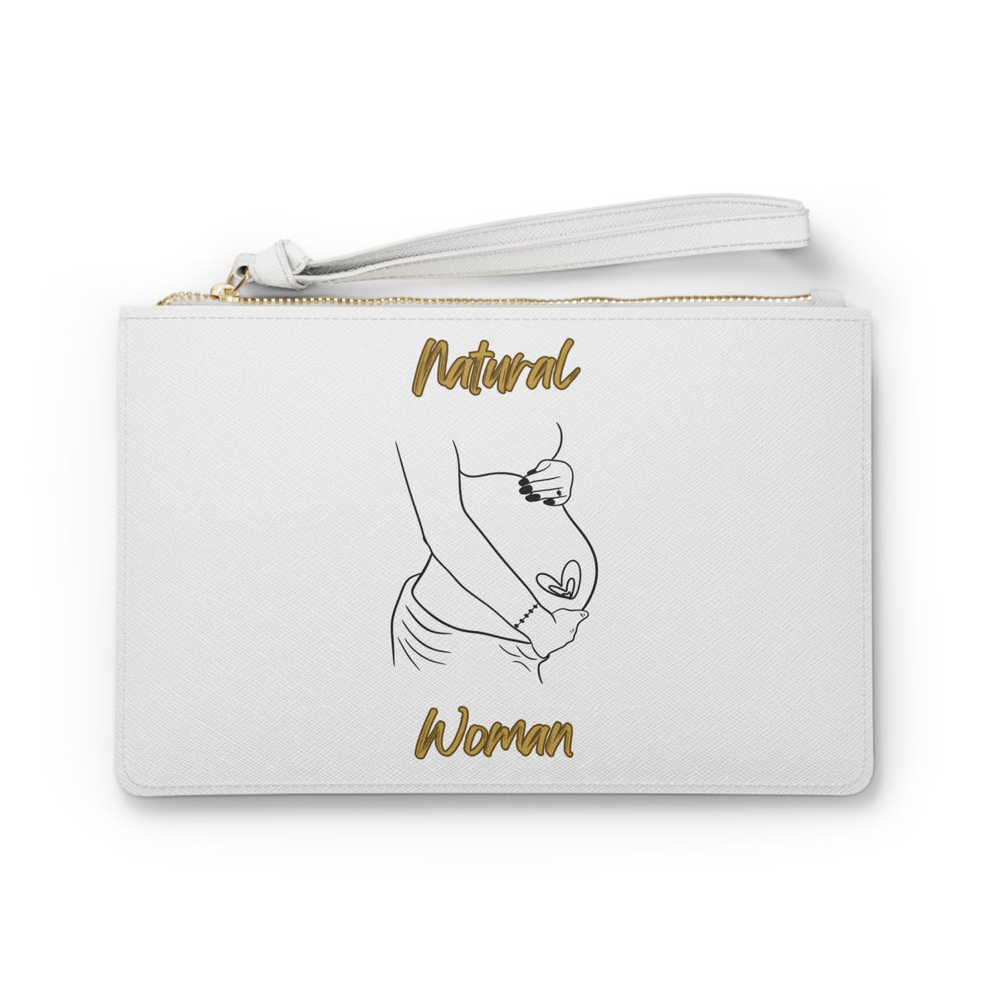 Natural Woman Loved In & Out (BL) Clutch Bag WHITE