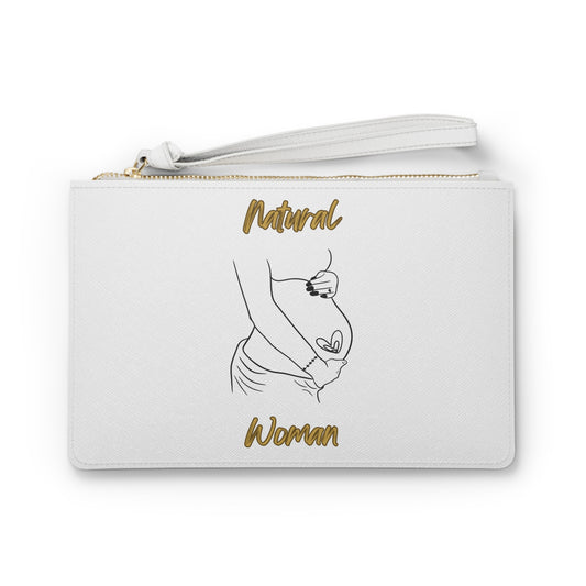Natural Woman Loved In & Out (BL) Clutch Bag WHITE