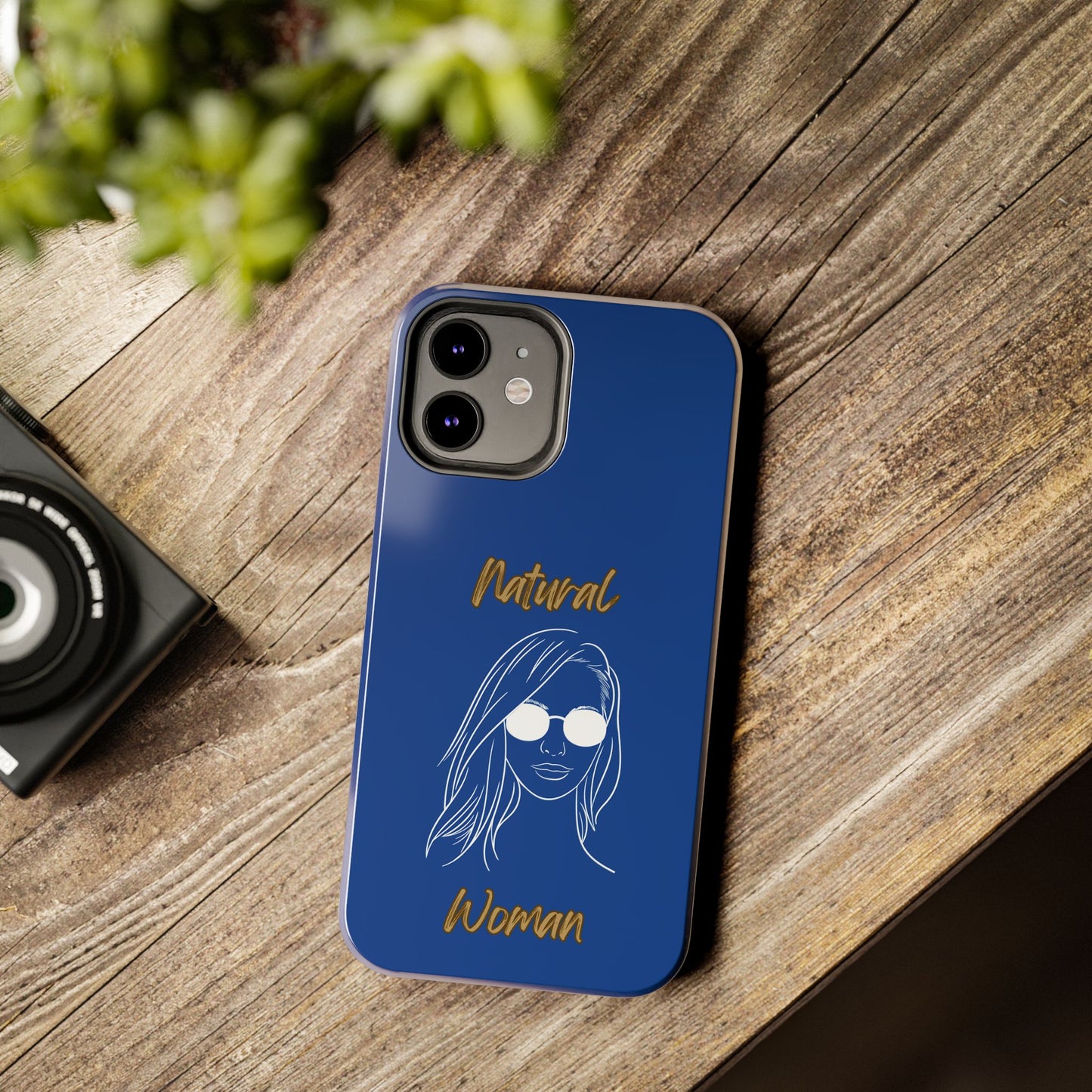 Natural Woman Shades (WL)Tough Phone Cases DARK BLUE