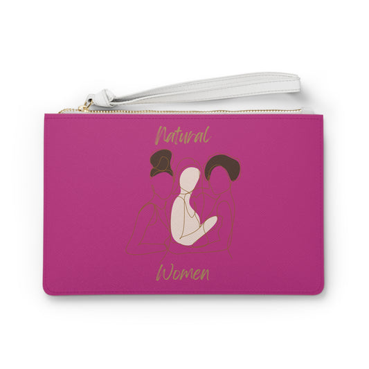 Natural Women Friends Clutch Bag PINK