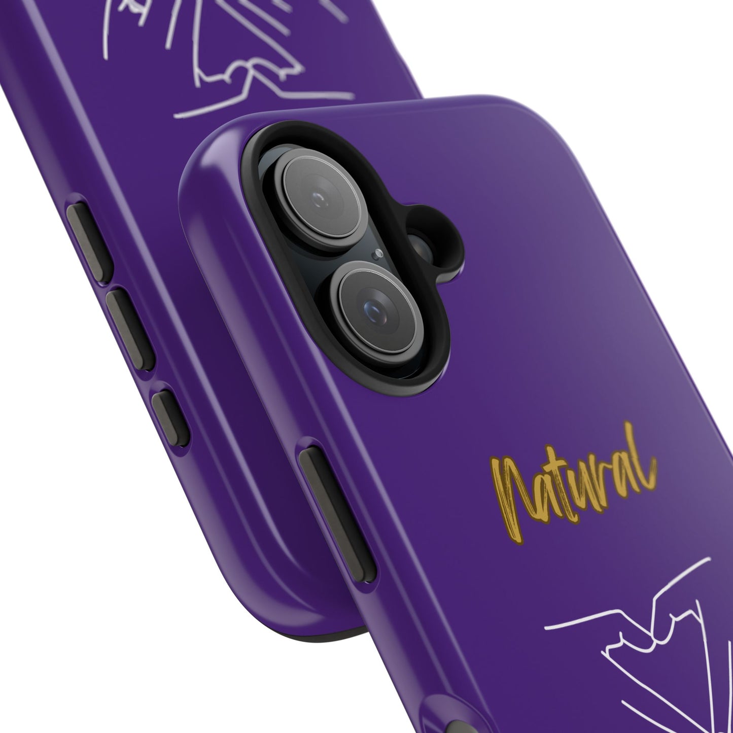 Natural Woman I Love You (WL)Tough Phone Cases PURPLE