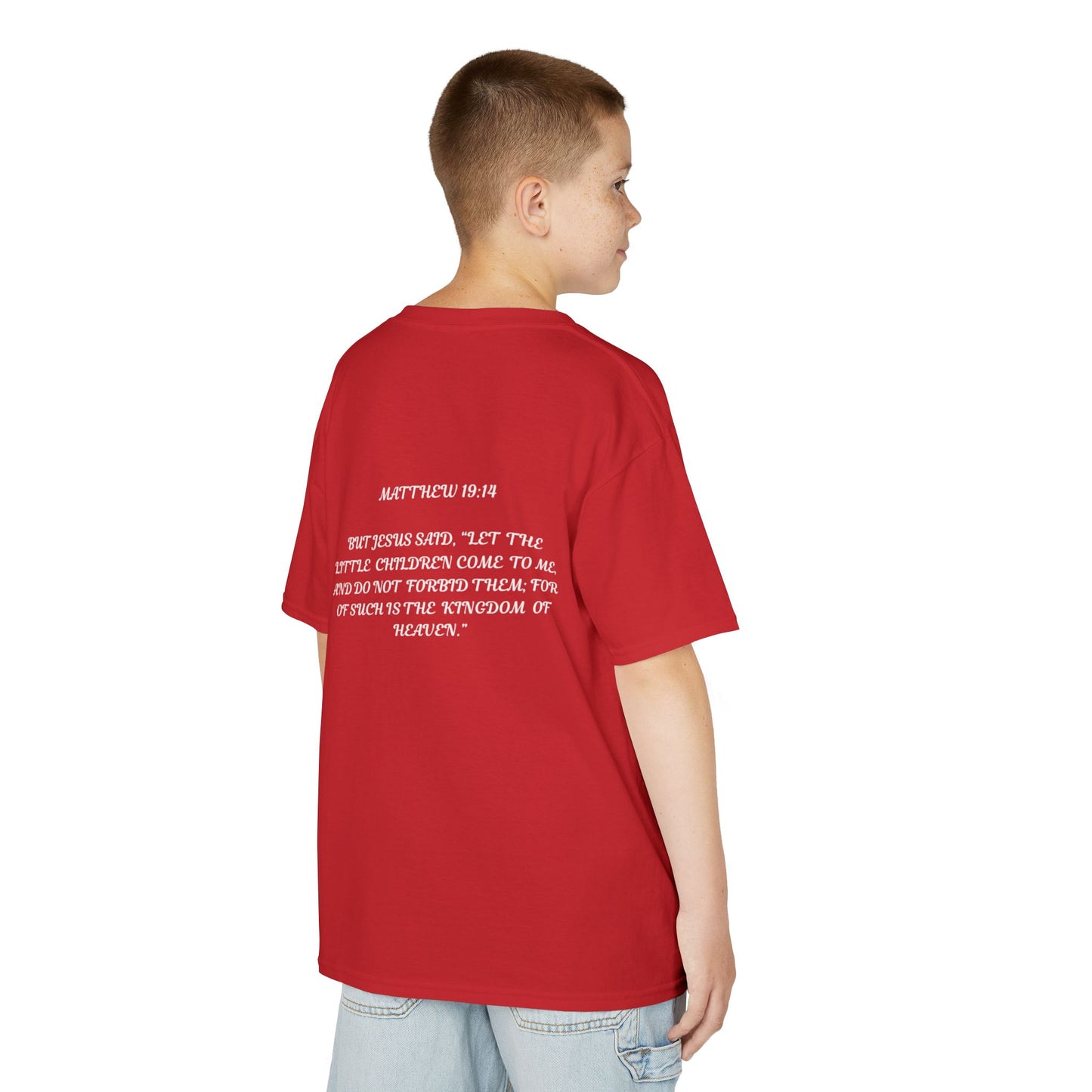 Children of the King Inspirational Kids Cotton T-Shirt (BL)