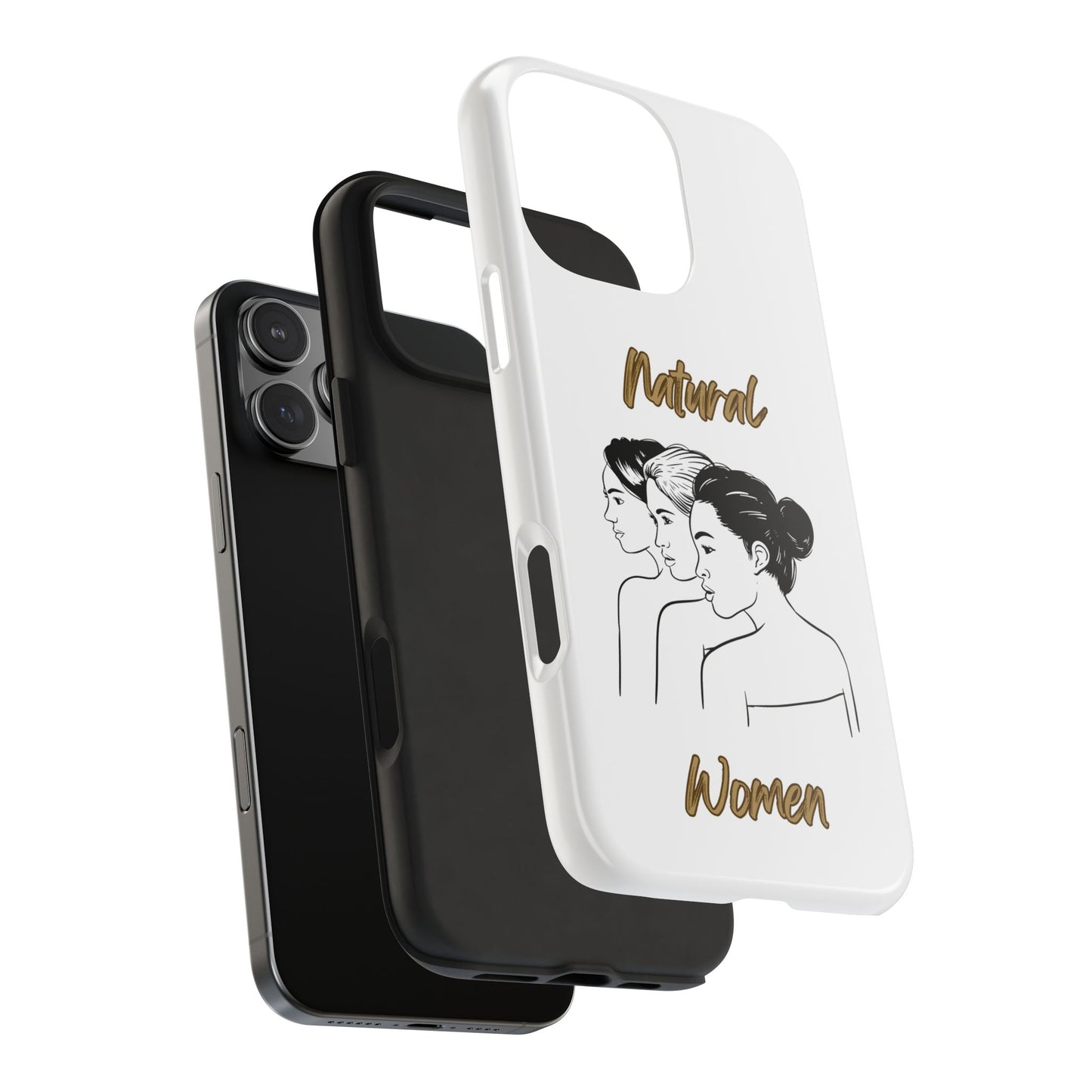 Natural Woman United Friends (BL)Tough Phone Cases WHITE