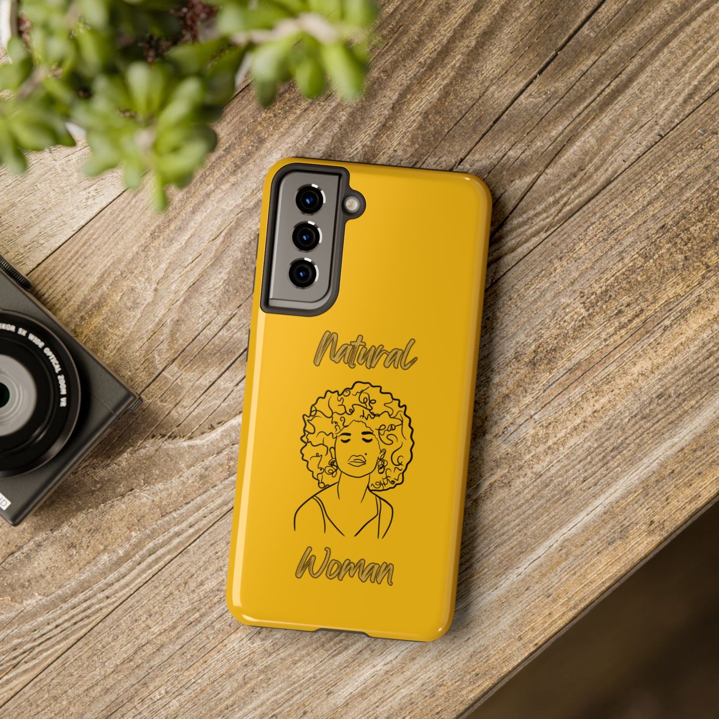 Natural Woman All About Me (BL)Tough Phone Cases YELLOW