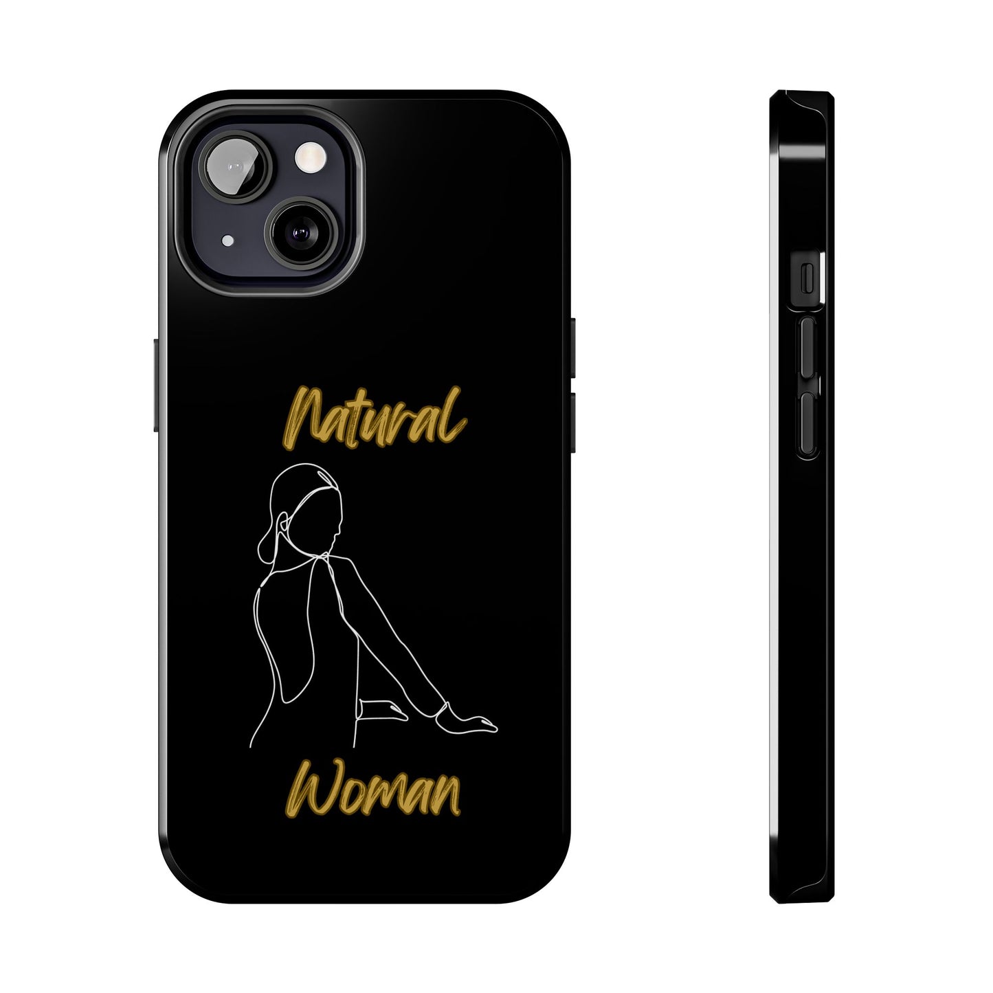 Natural Woman Hands Free (WL)Tough Phone Cases BLACK