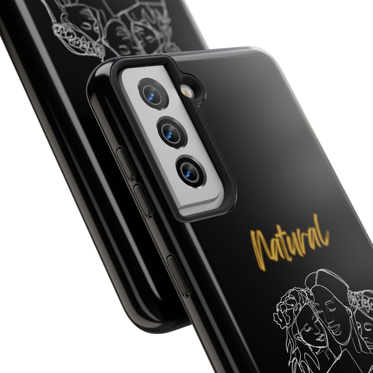 Natural Woman Me & My Girls (WL)Tough Phone Cases BLACK