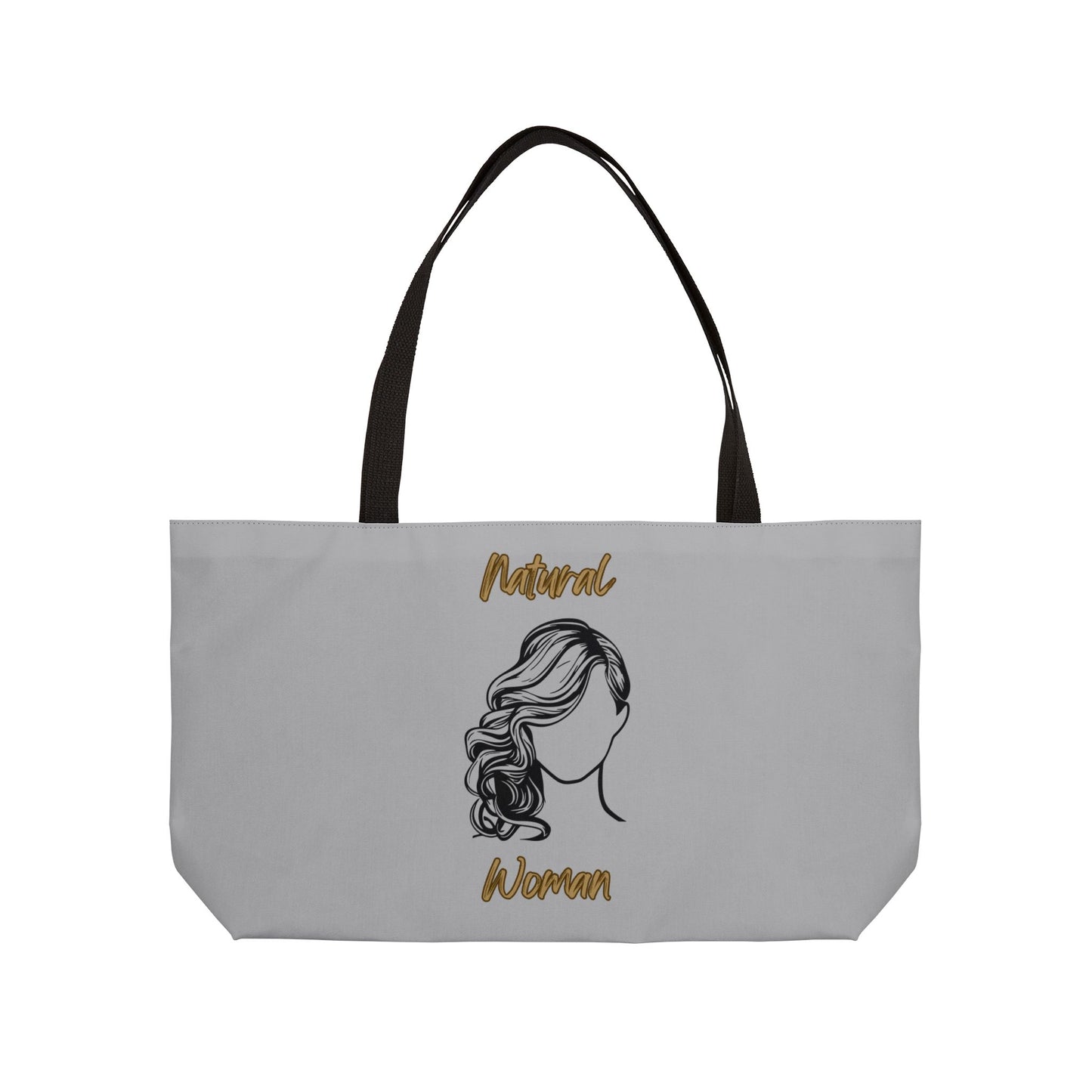 Natural Woman Long Curl (BL) Weekender Tote Bag LIGHT GREY