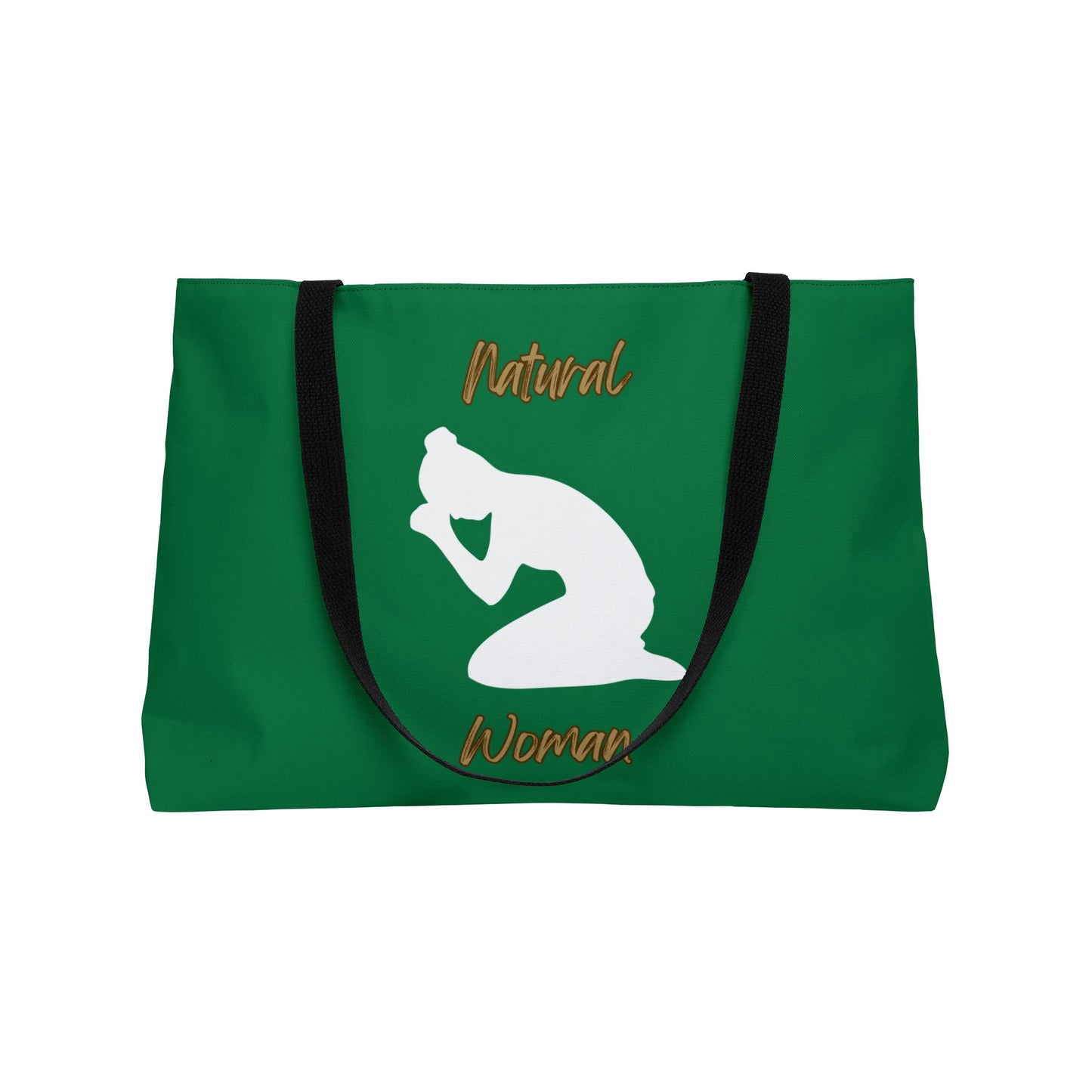 Natural Woman Pray (WL) Weekender Tote Bag DARK GREEN