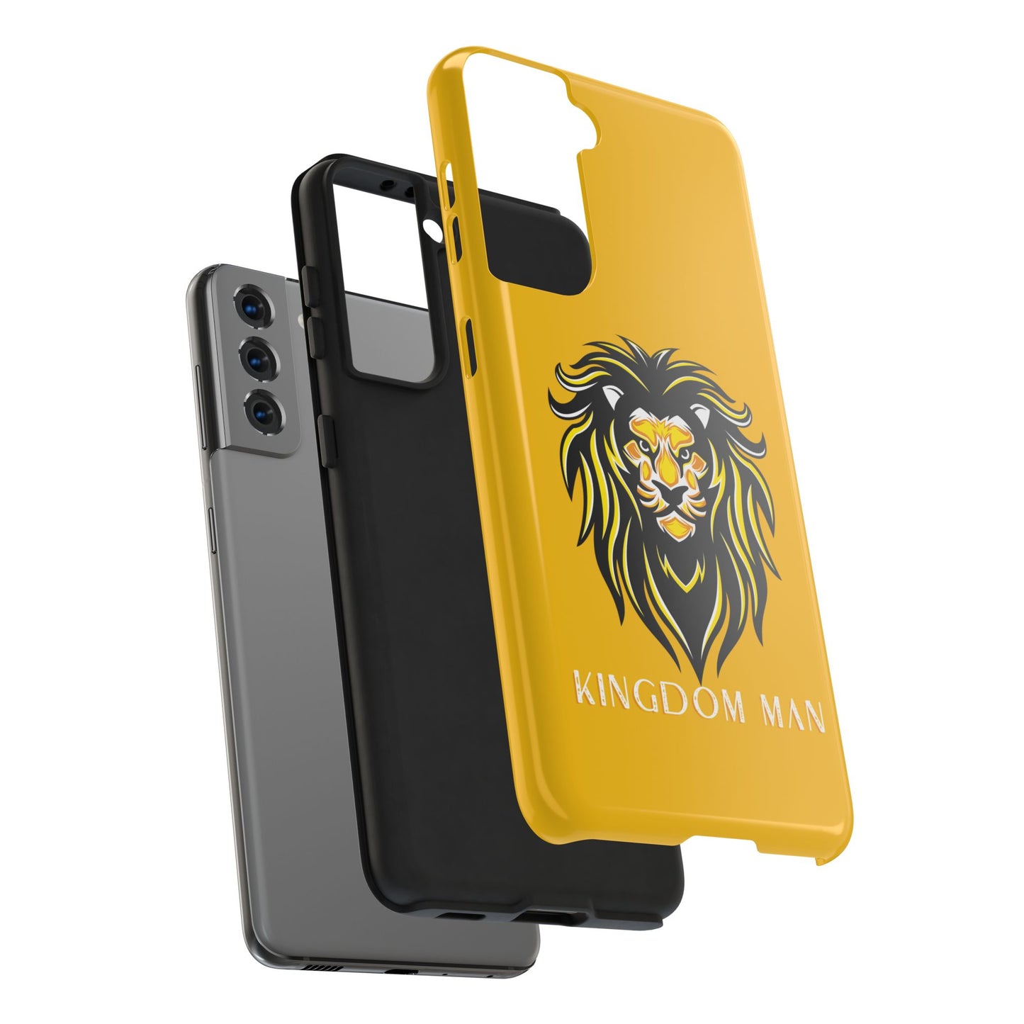 Kingdom Man (White-Gold Label) Tough Phone Case YELLOW