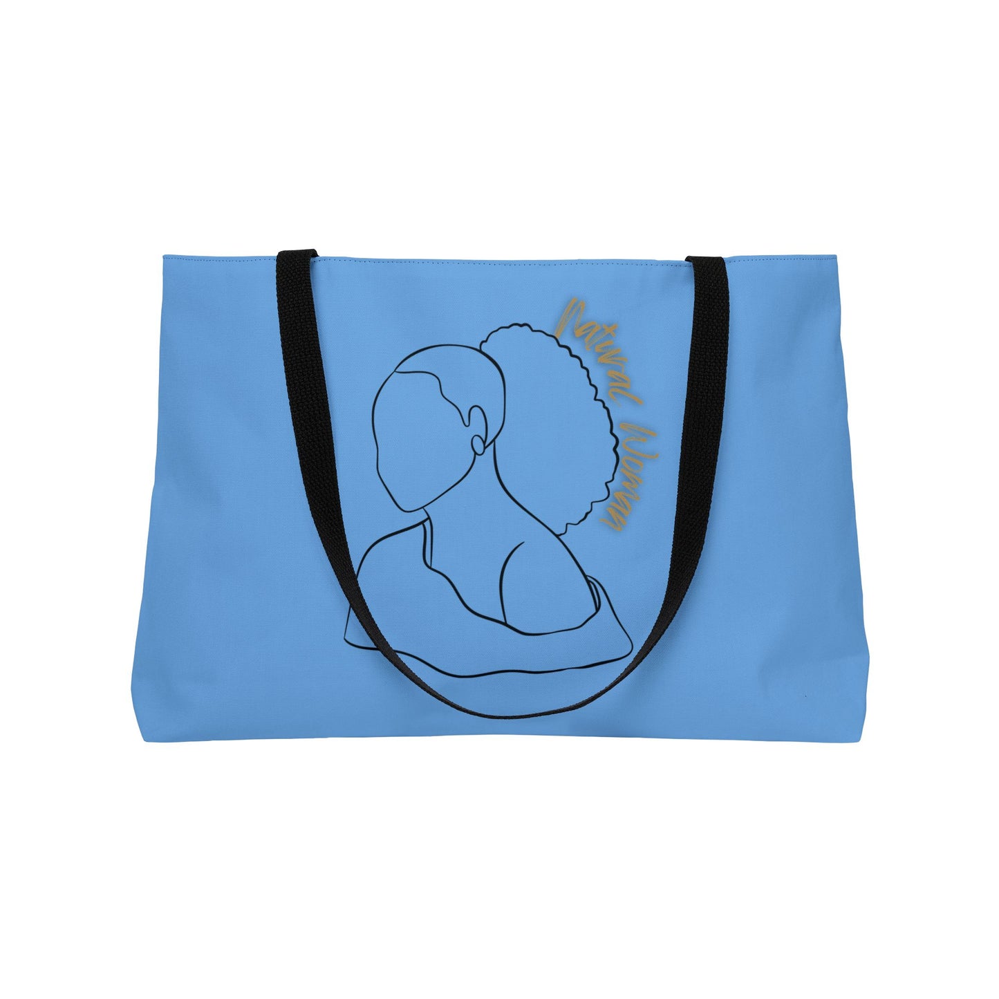 Natural Woman Behind Head (BL) Weekender Tote Bag LIGHT BLUE
