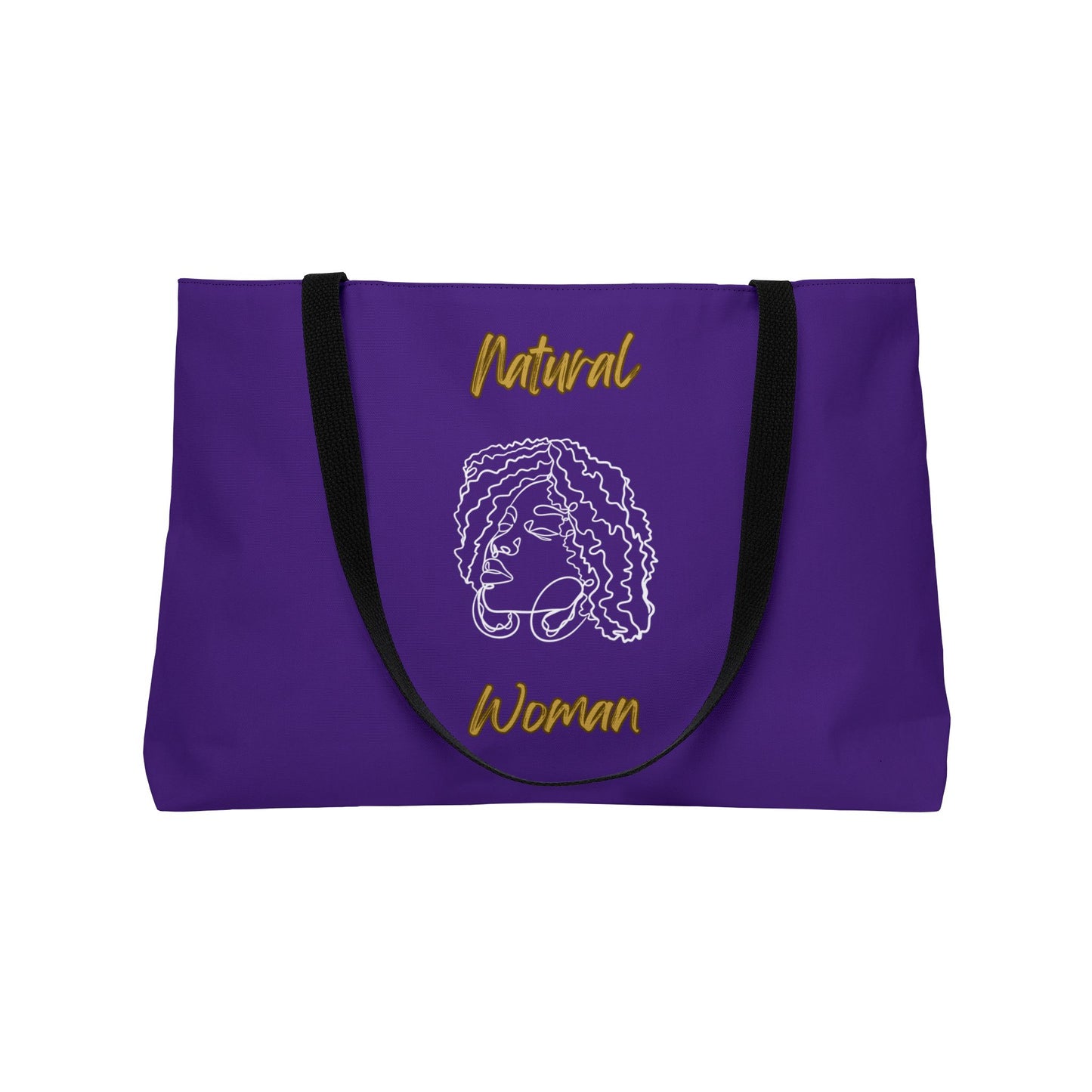 Natural Woman Naturally Me (WL) Weekender Tote Bag PURPLE
