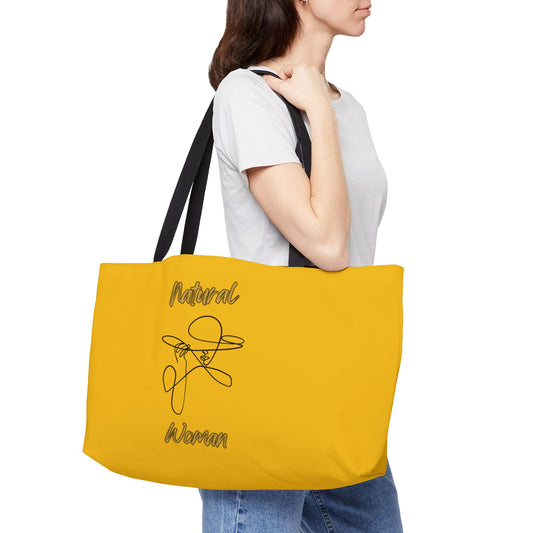 Natural Woman An Original (BL) Weekender Tote Bag YELLOW