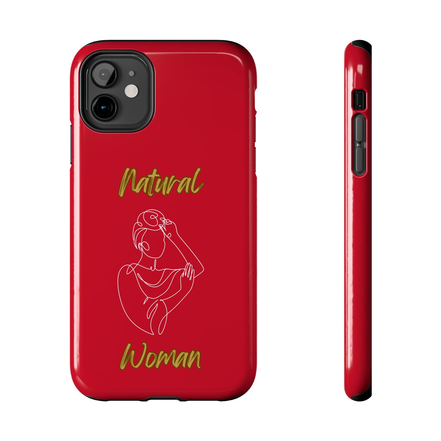 Natural Woman Style (WL)Tough Phone Cases DARK RED