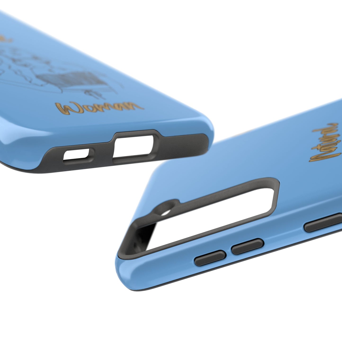 Natural Woman Thinking (BL)Tough Phone Cases LIGHT BLUE