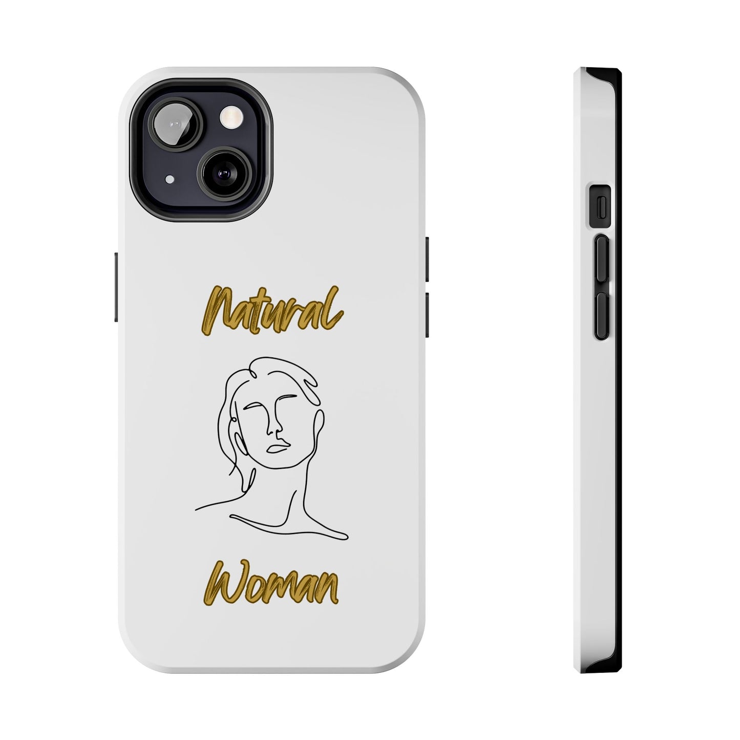 Natural Woman Hello (BL)Tough Phone Cases WHITE