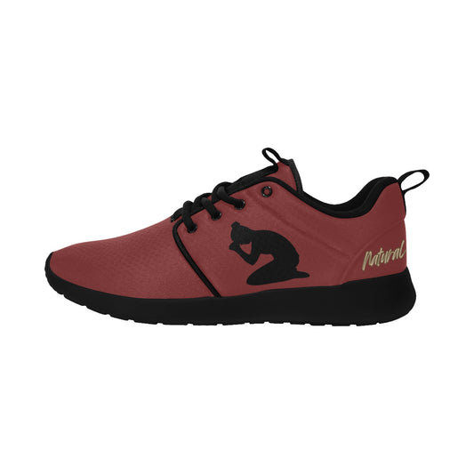 Natural Woman PRAY (BL) MAROON w/ Black Sole Sneakers